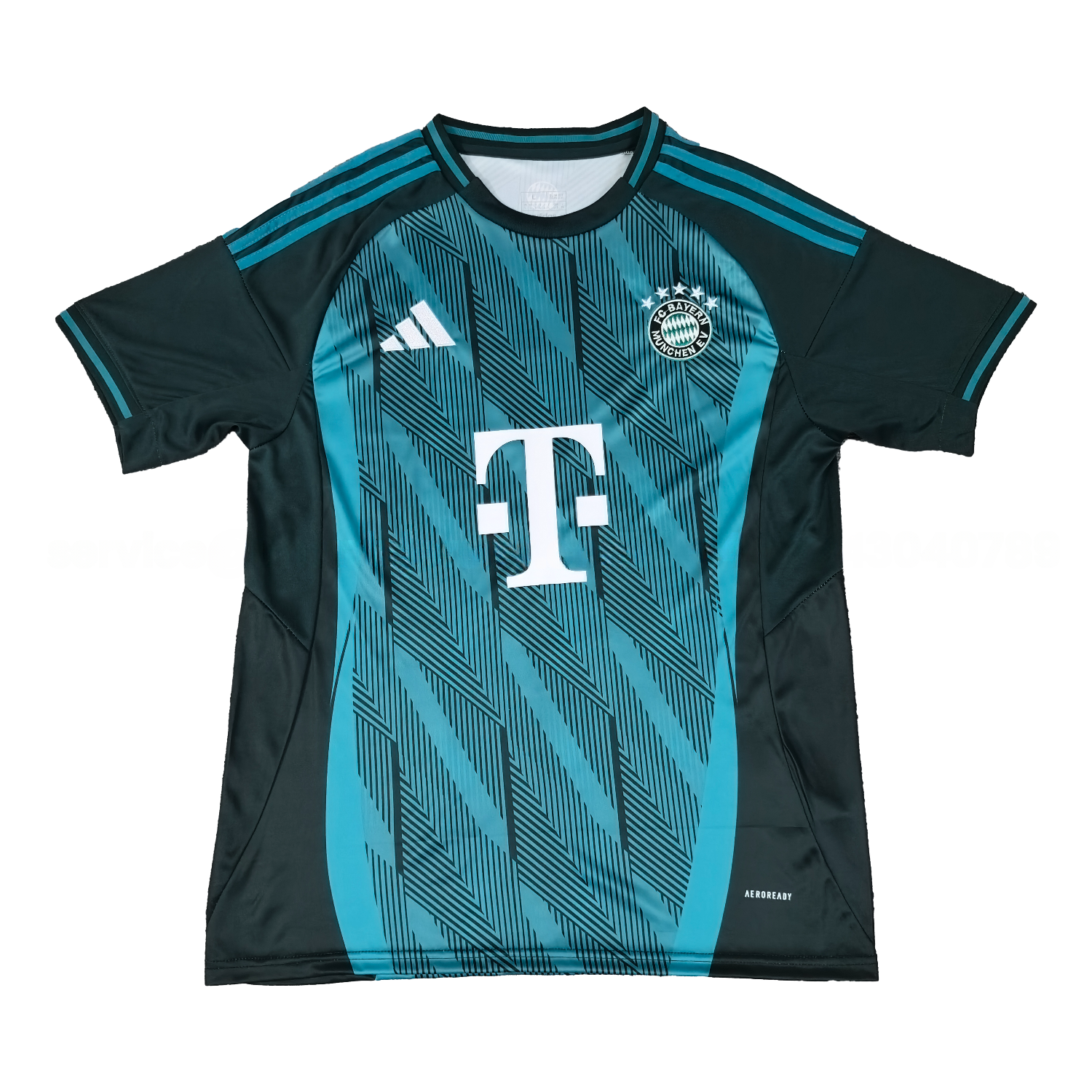 Bayern Munich 25-26 Deep Green Blue Lines Special Edition Jersey - Fans Version - ManixJersey