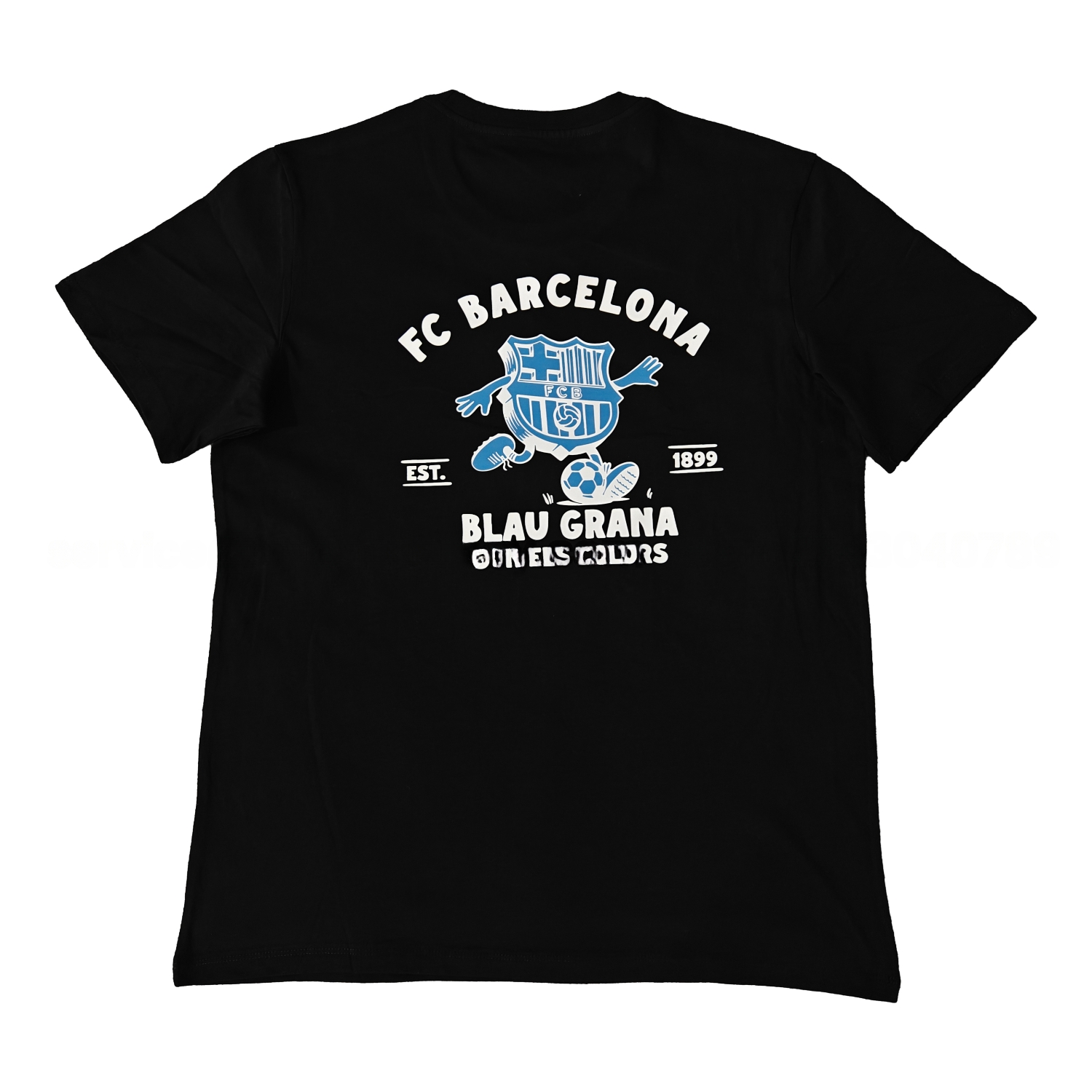 Barcelona Fun Crest Design Dynamic And Modern Features T-shirt【Black】 - ManixJersey
