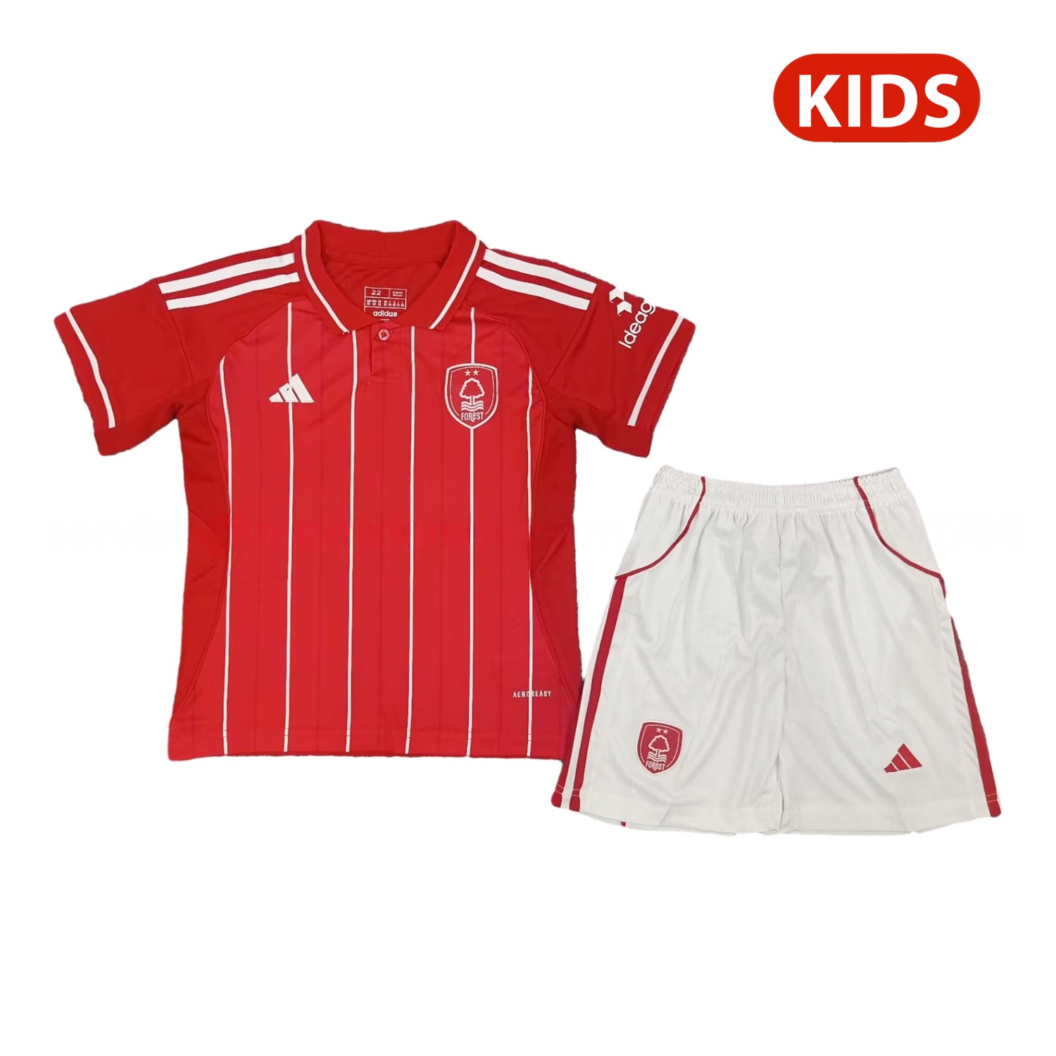 Nottingham Forest 25-26 Home Kids Kit - ManixJersey