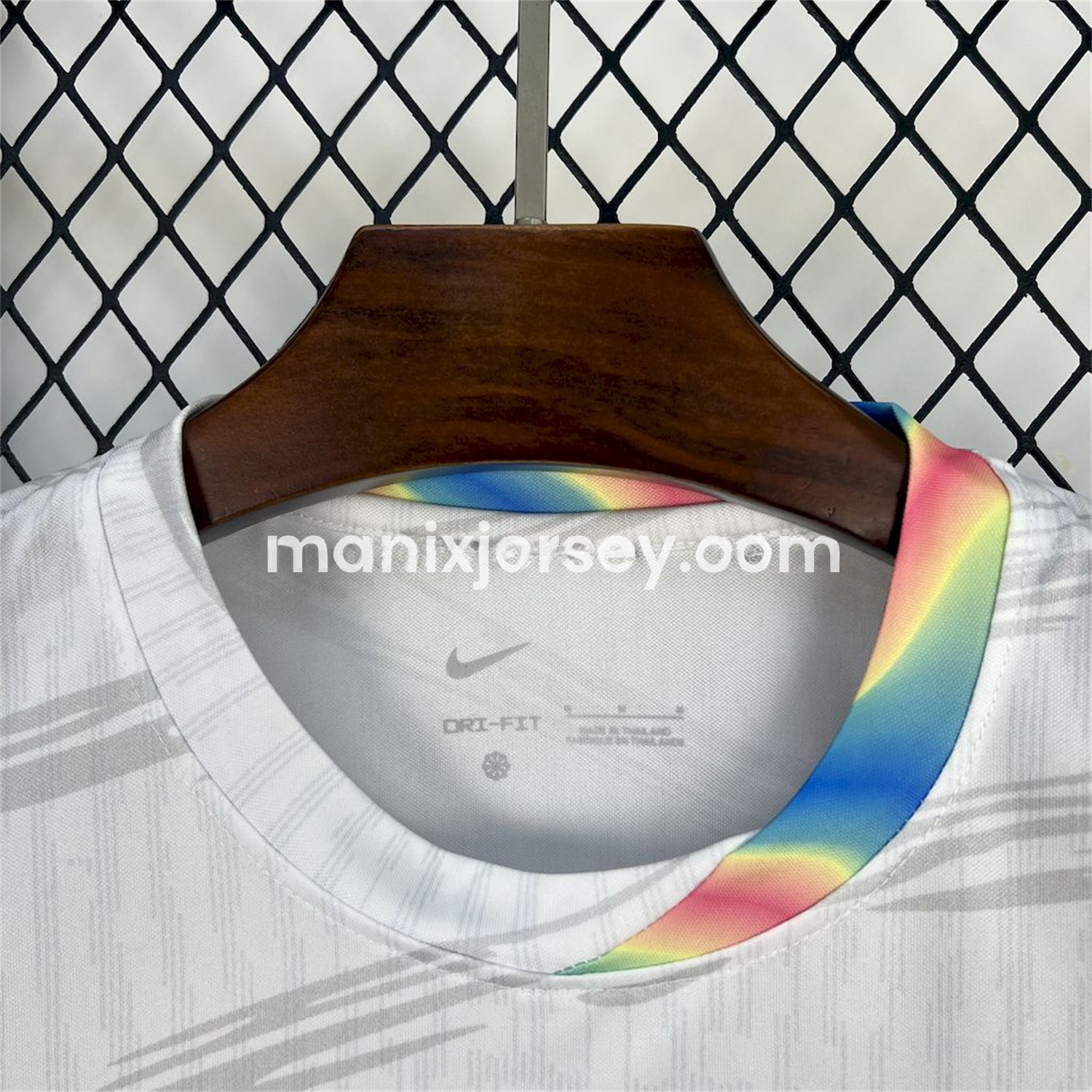 Barcelona 25-26 Colored Cuffs White Jersey - Fans Version - ManixJersey