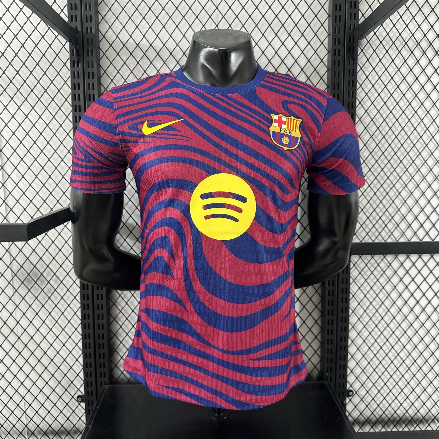 Barcelona 25-26 Red & Blue Contours Special Jersey - Player Version - ManixJersey