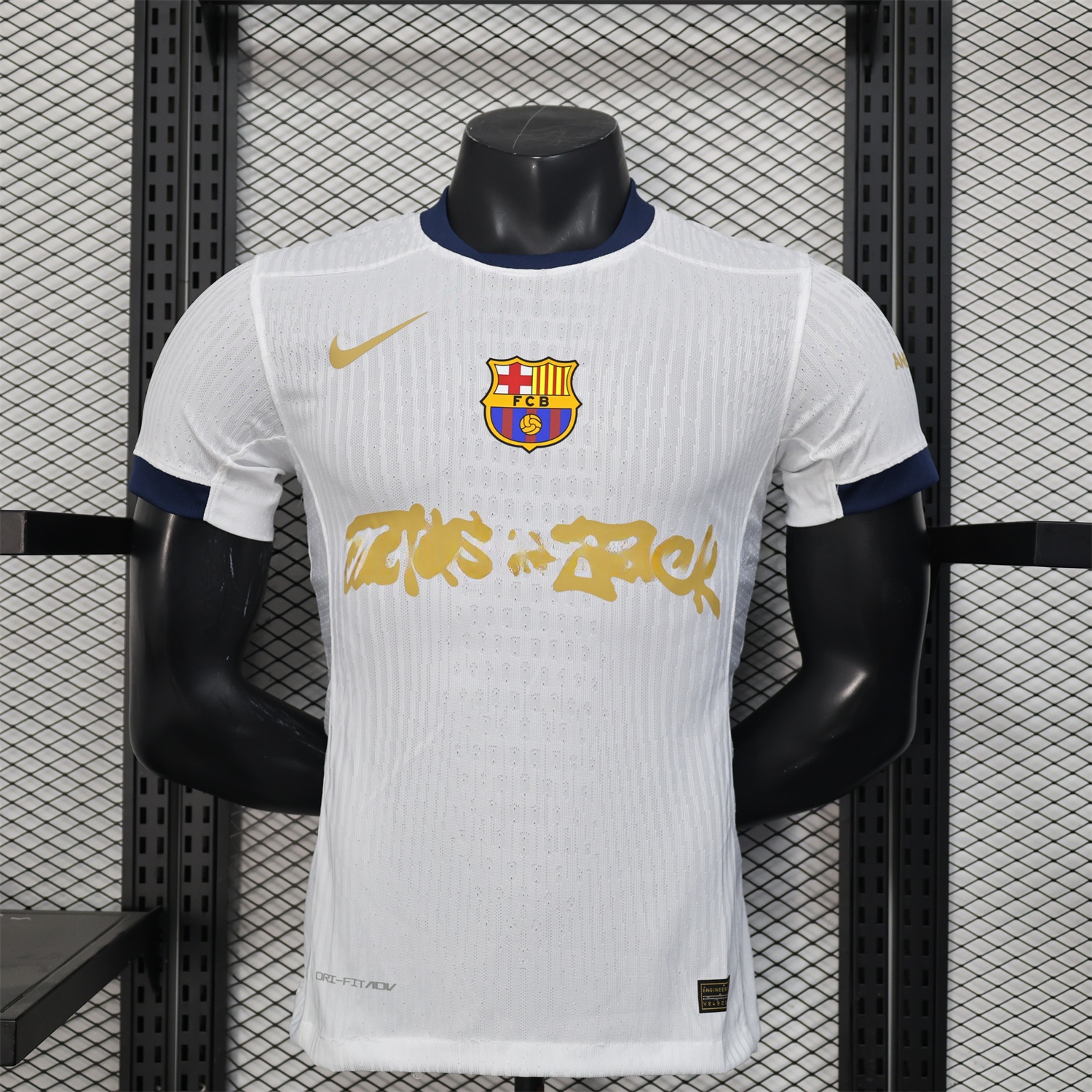Barcelona x Travis Scott 24-25 White Special Jersey - Player Version - ManixJersey