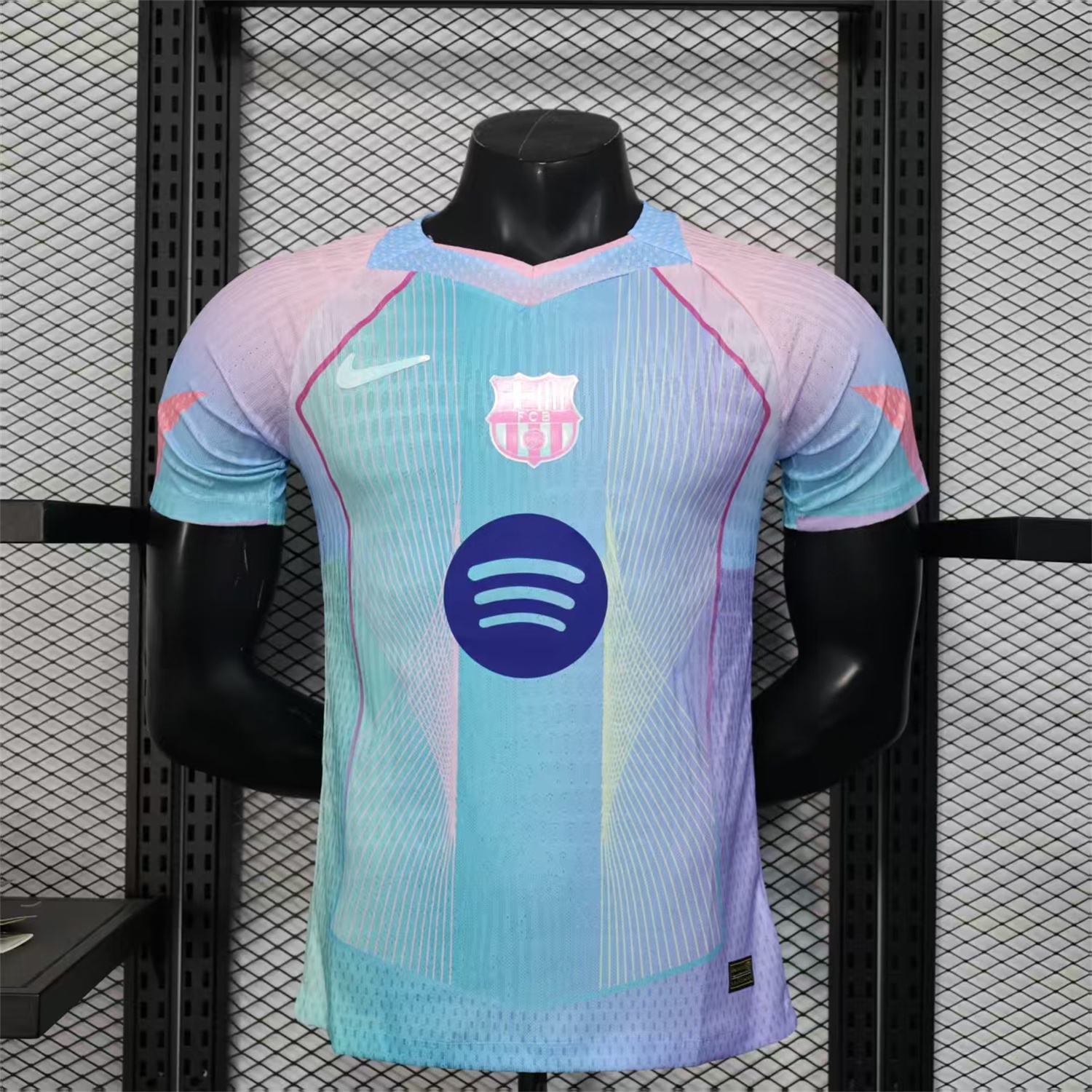 Barcelona 25-26 Pink & Blue & Purple Special Jersey - Player Version - ManixJersey