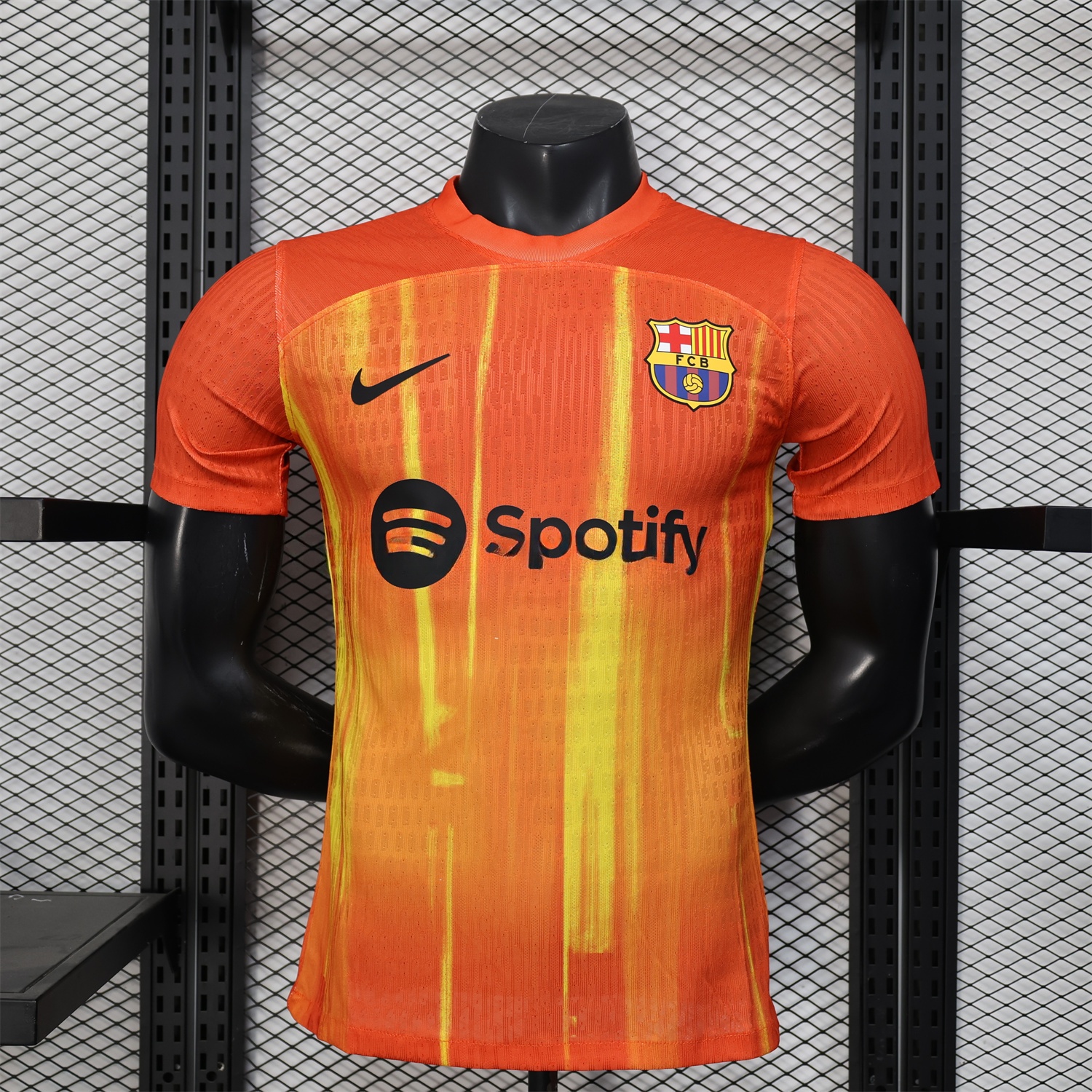 Barcelona 25-26 Spotify Orange & Yellow Special Jersey - Player Version - ManixJersey