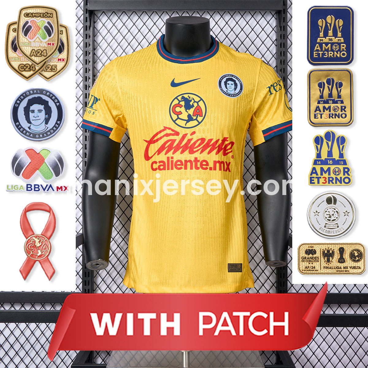 Club América 24-25 Home Jersey - Player Version - ManixJersey