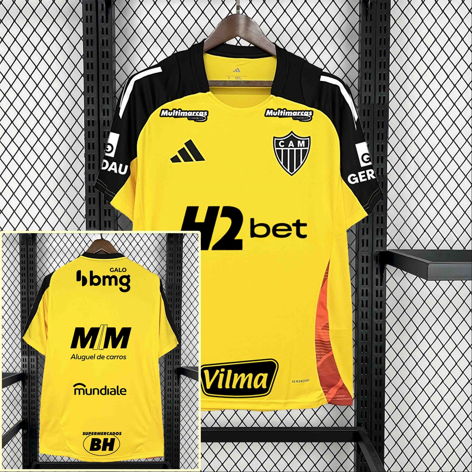 Atletico Mineiro 25-26 Yellow Pre-Match Training Jersey - Fans Version - ManixJersey