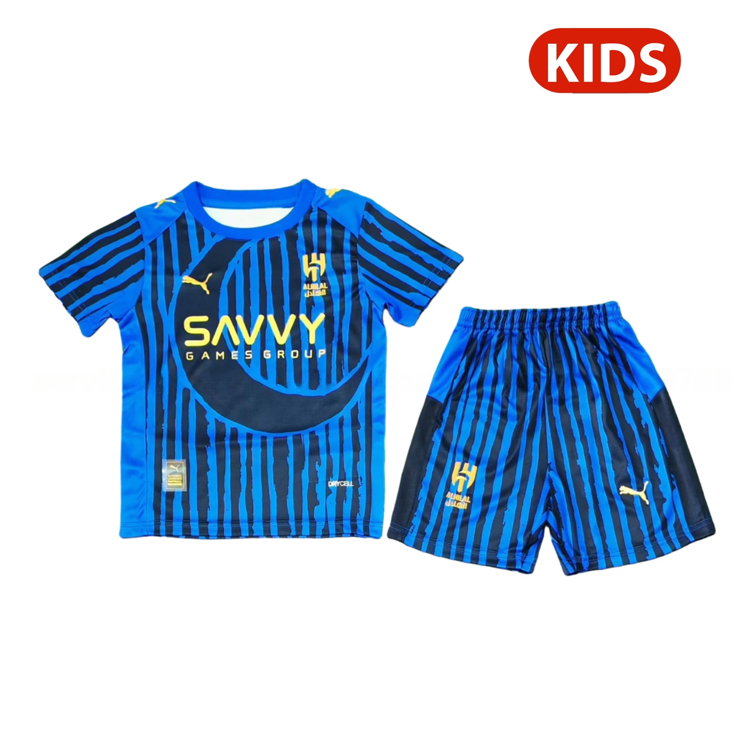 Al Hilal Riyadh Crescent 25-26 Club World Cup Home Kids Kit - ManixJersey