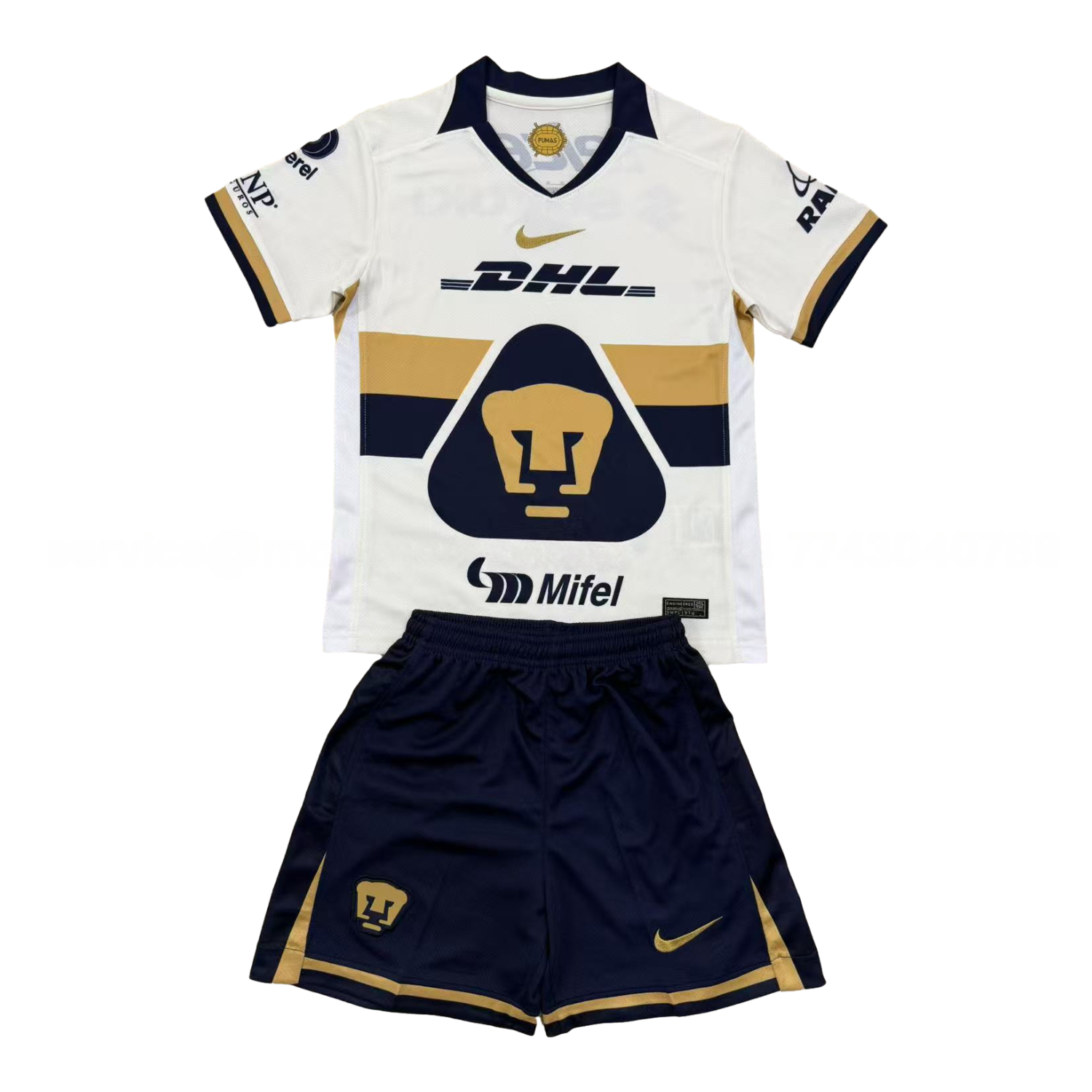 Pumas UNAM 25-26 Home Men's Adult Jersey Set - Fans Version - ManixJersey