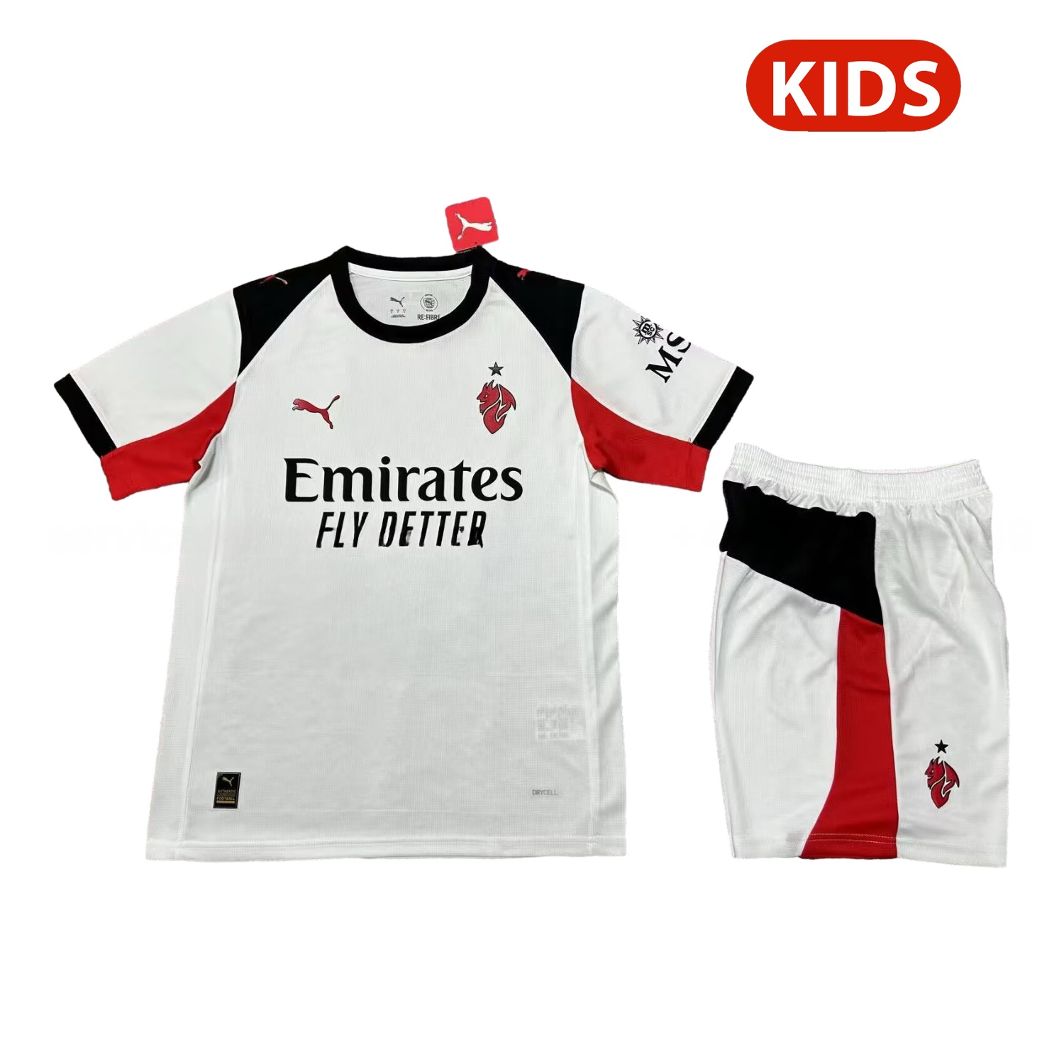 AC Milan 25-26 Away Men's Adult Jersey Set - Fans Version - ManixJersey