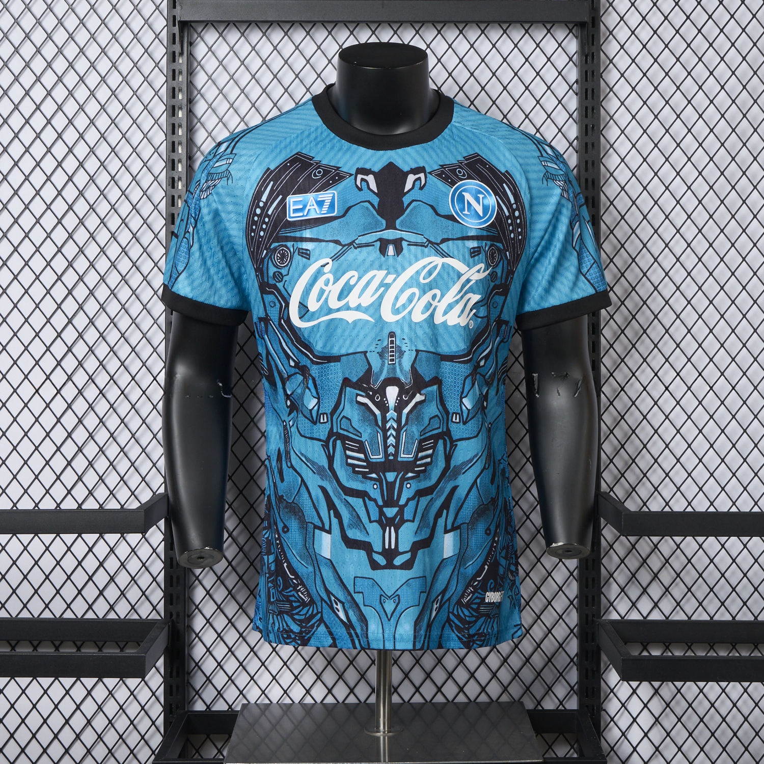 Napoli 25-26 Blue Mecha Training Jersey - Player Version - ManixJersey