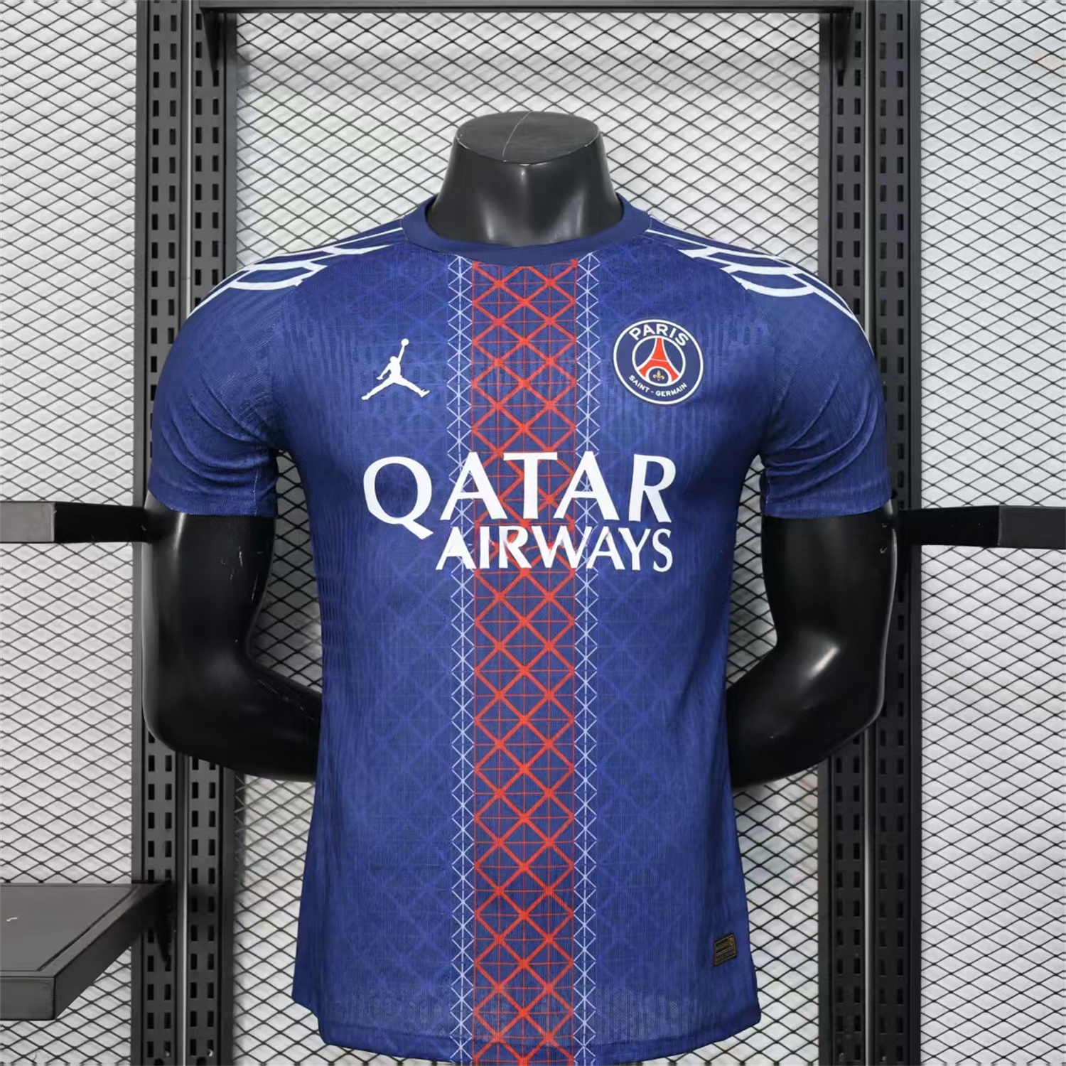 Paris Saint-Germain PSG X JD 25-26 Red And Blue Special Edition Jersey - Player Version - ManixJersey