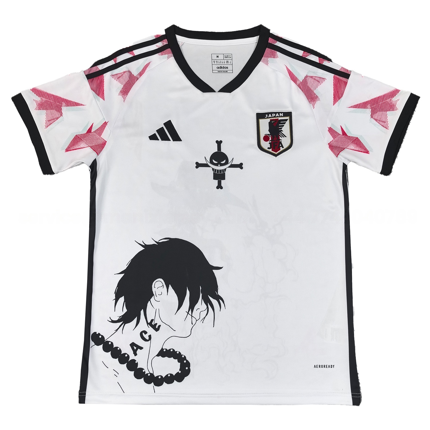 Japan 25-26 Ace Silhouette White Jersey - Fans Version - ManixJersey