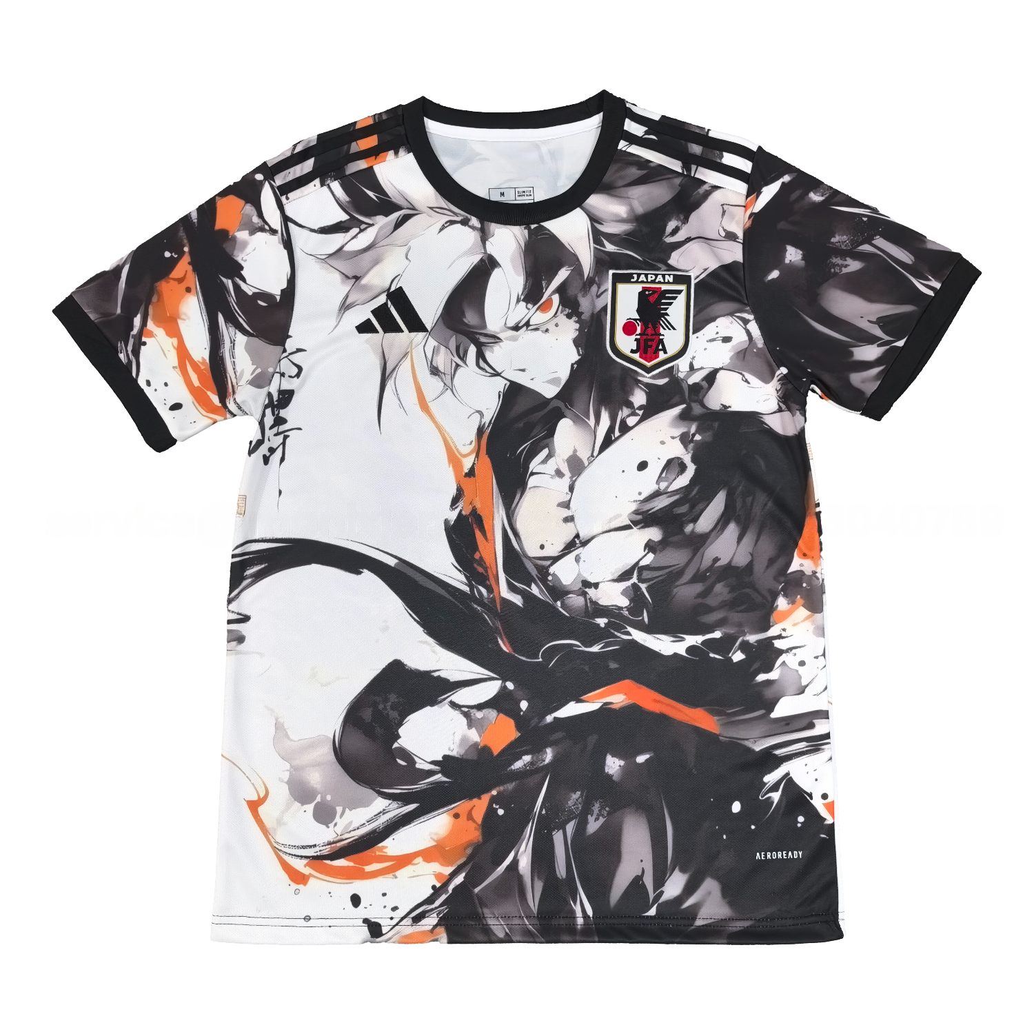 Japan 25-26 Son Goku White And Black Special Jersey - Fans Version - ManixJersey