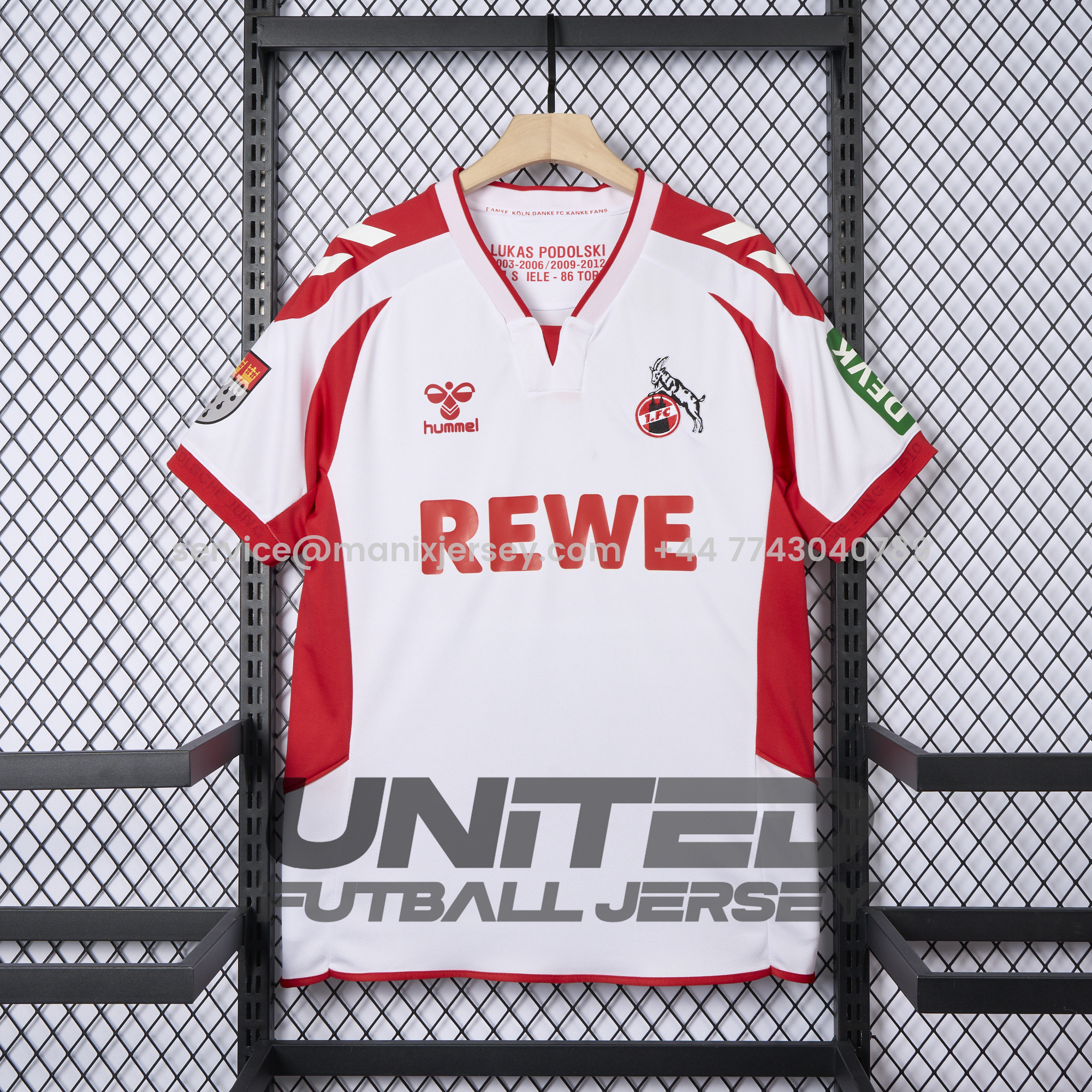 K-O-L-N 24-25 Podolski Special Edition Jersey - Fans Version - ManixJersey