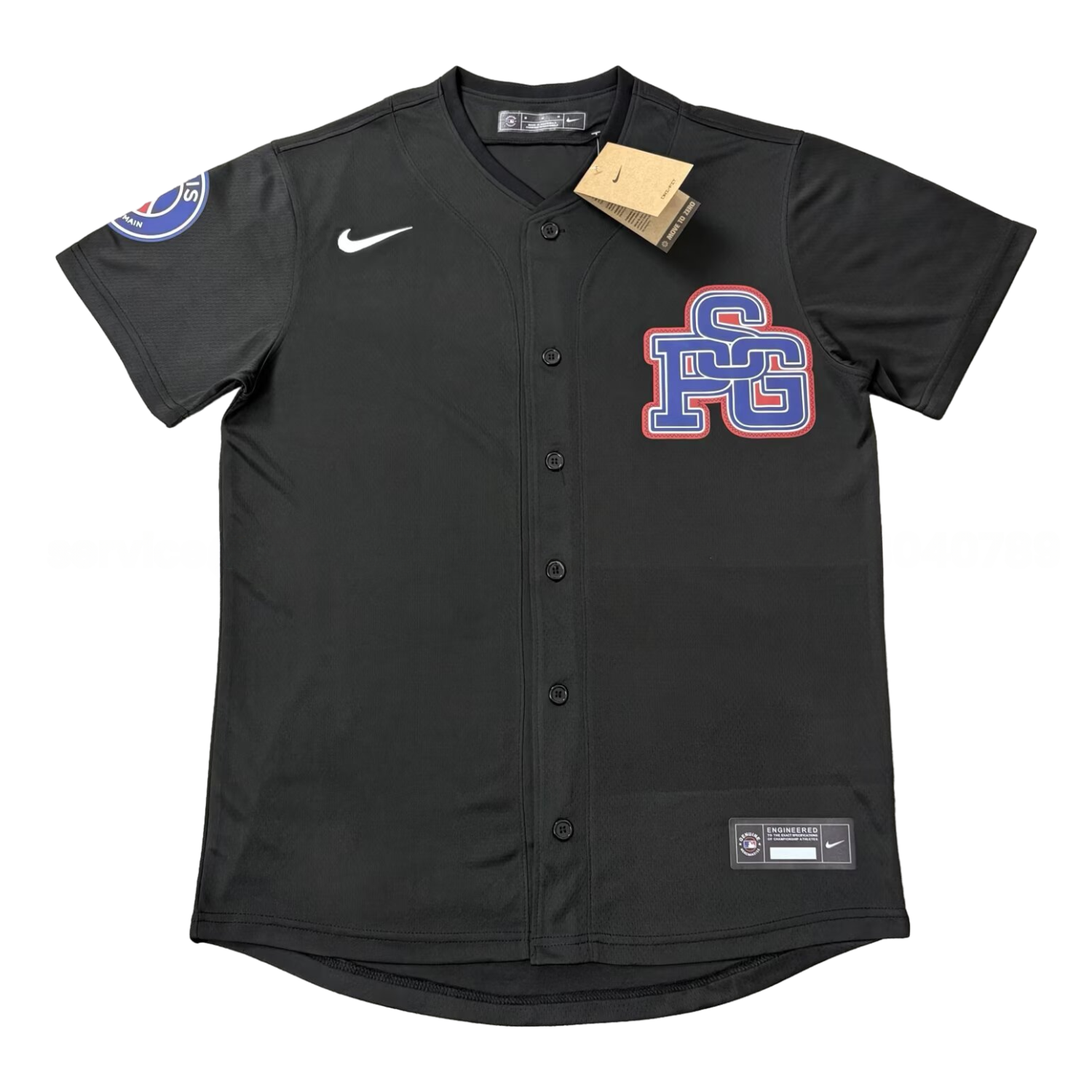 Paris Saint-Germain PSG 25-26 Black Limited Baseball Jersey - ManixJersey