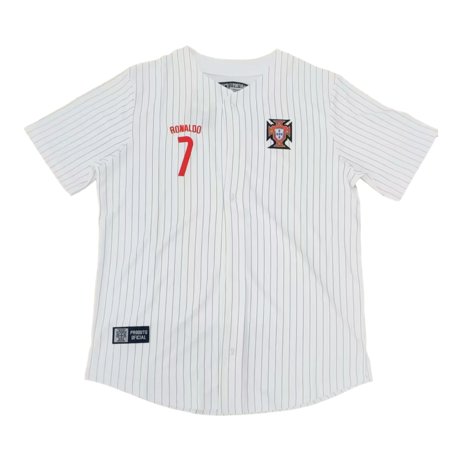 Portugal 2025-26 White Baseball Jersey - ManixJersey