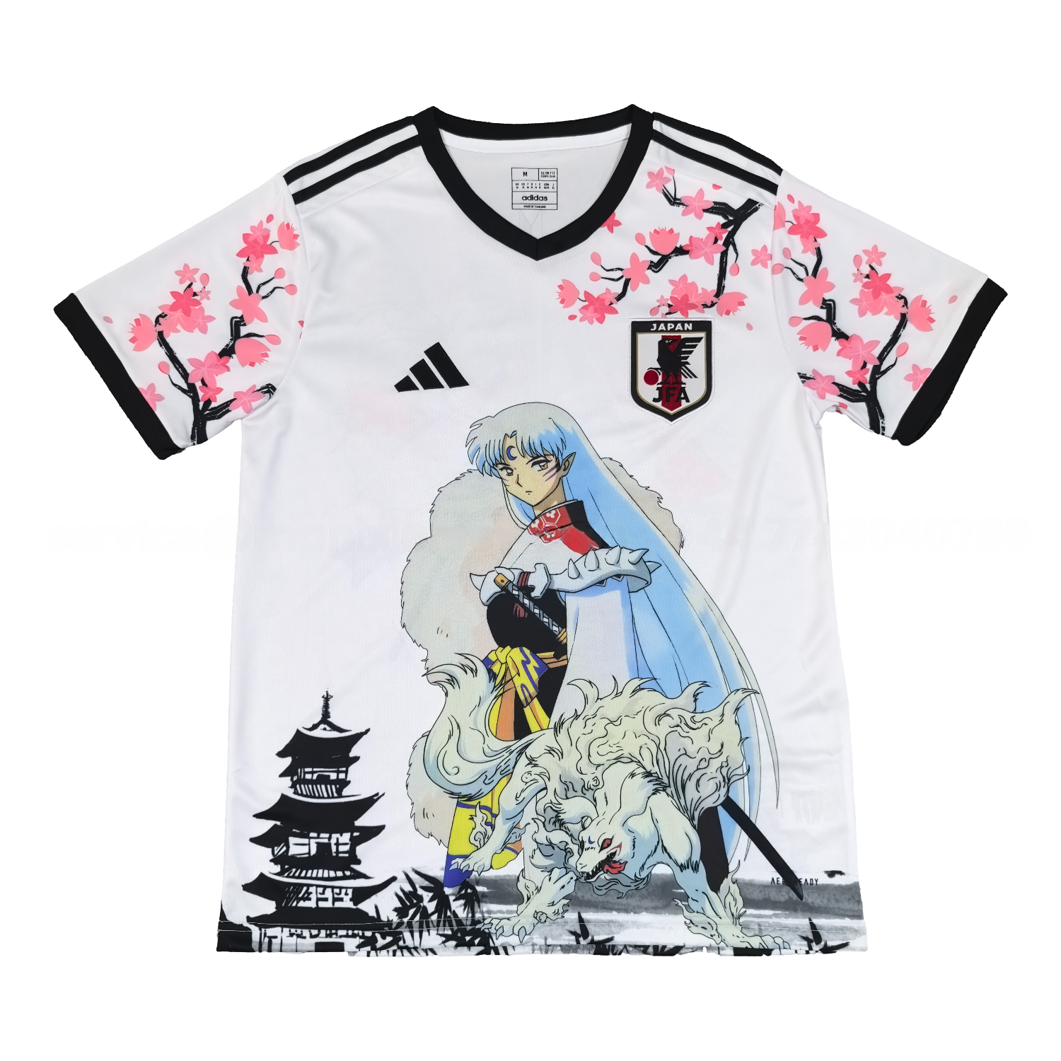 Japan 25-26 Sesshomaru White Special Jersey - Fans Version - ManixJersey