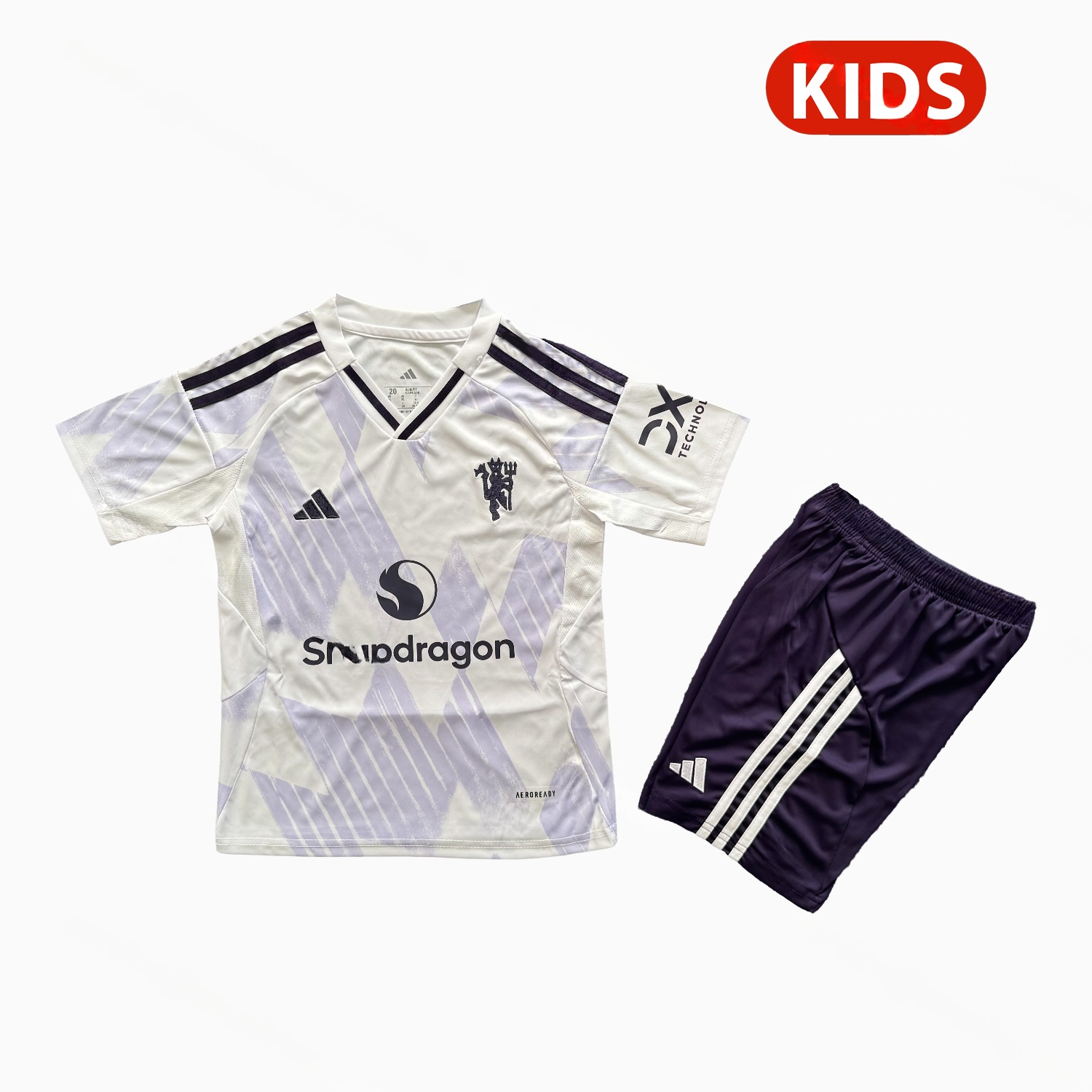 Manchester United 25-26 Away Kids Kit - ManixJersey