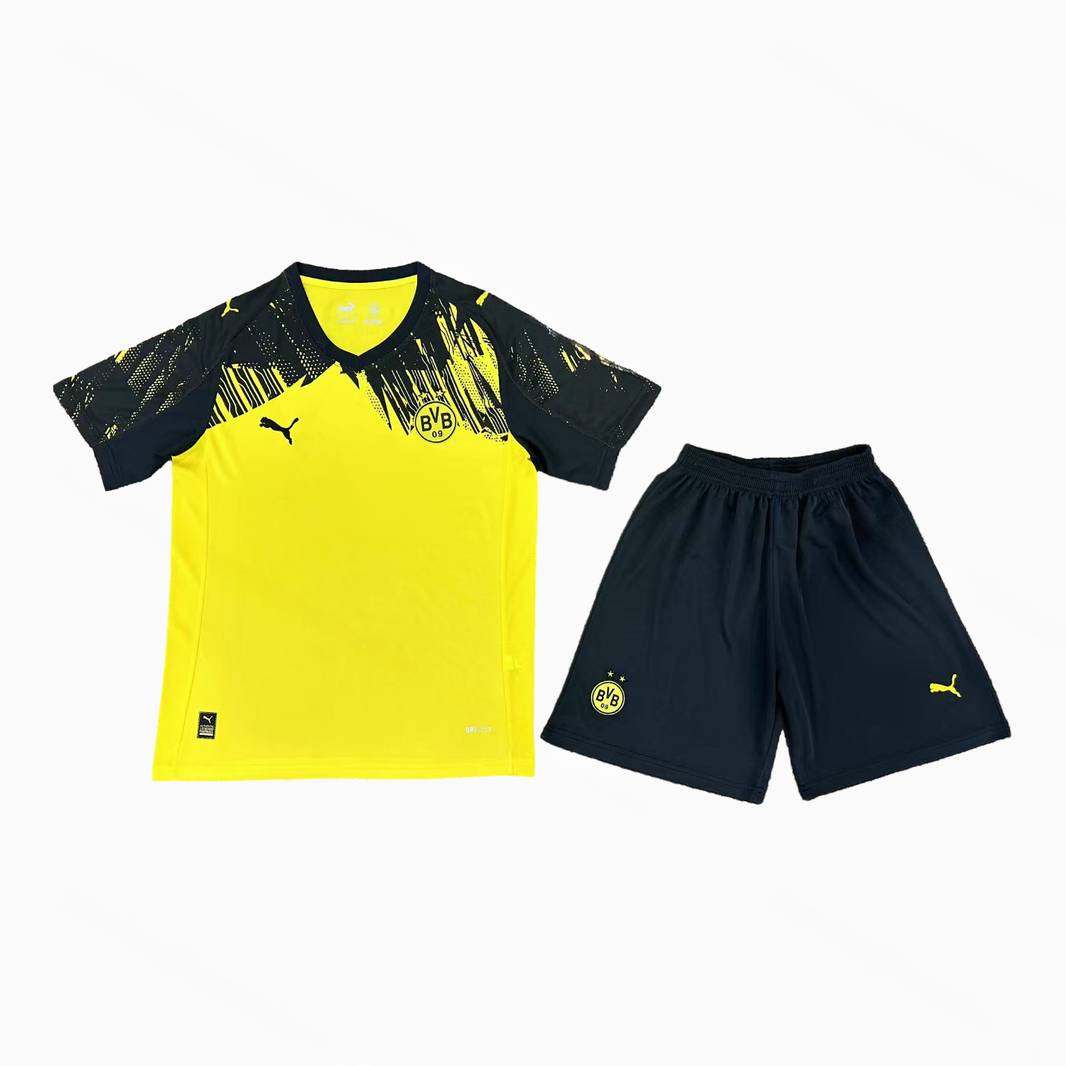 Dortmund 2025 Home Unsponsored Men's Adult Jersey Set - Fans Version - ManixJersey