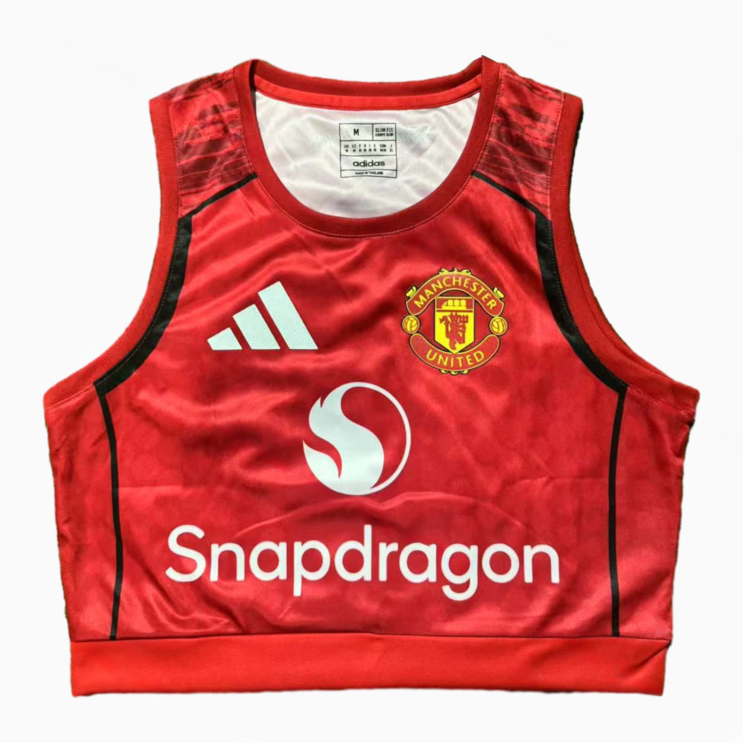 Women's Manchester United 25-26 Home Yoga Vest - ManixJersey