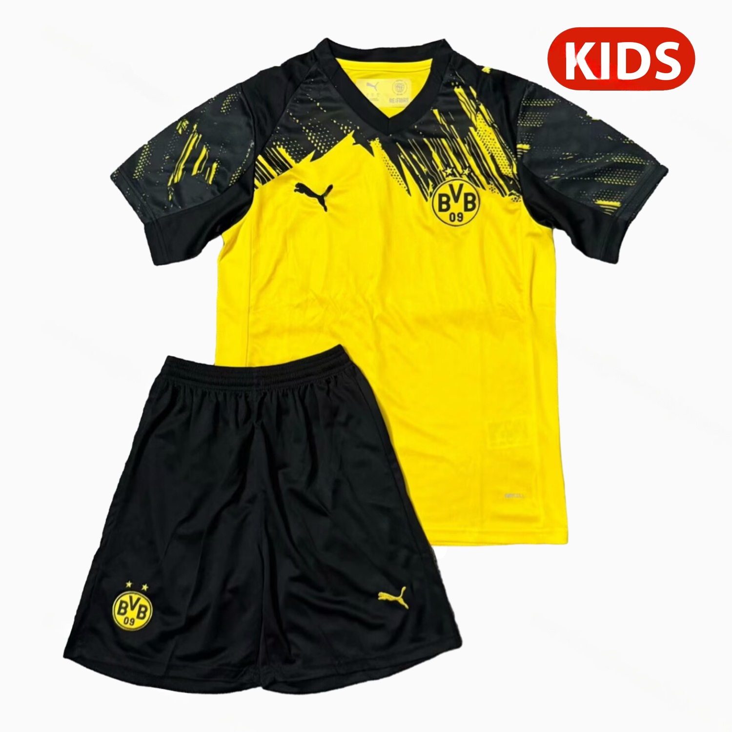 Dortmund 25-26 Home Unsponsored Kids Kit - ManixJersey