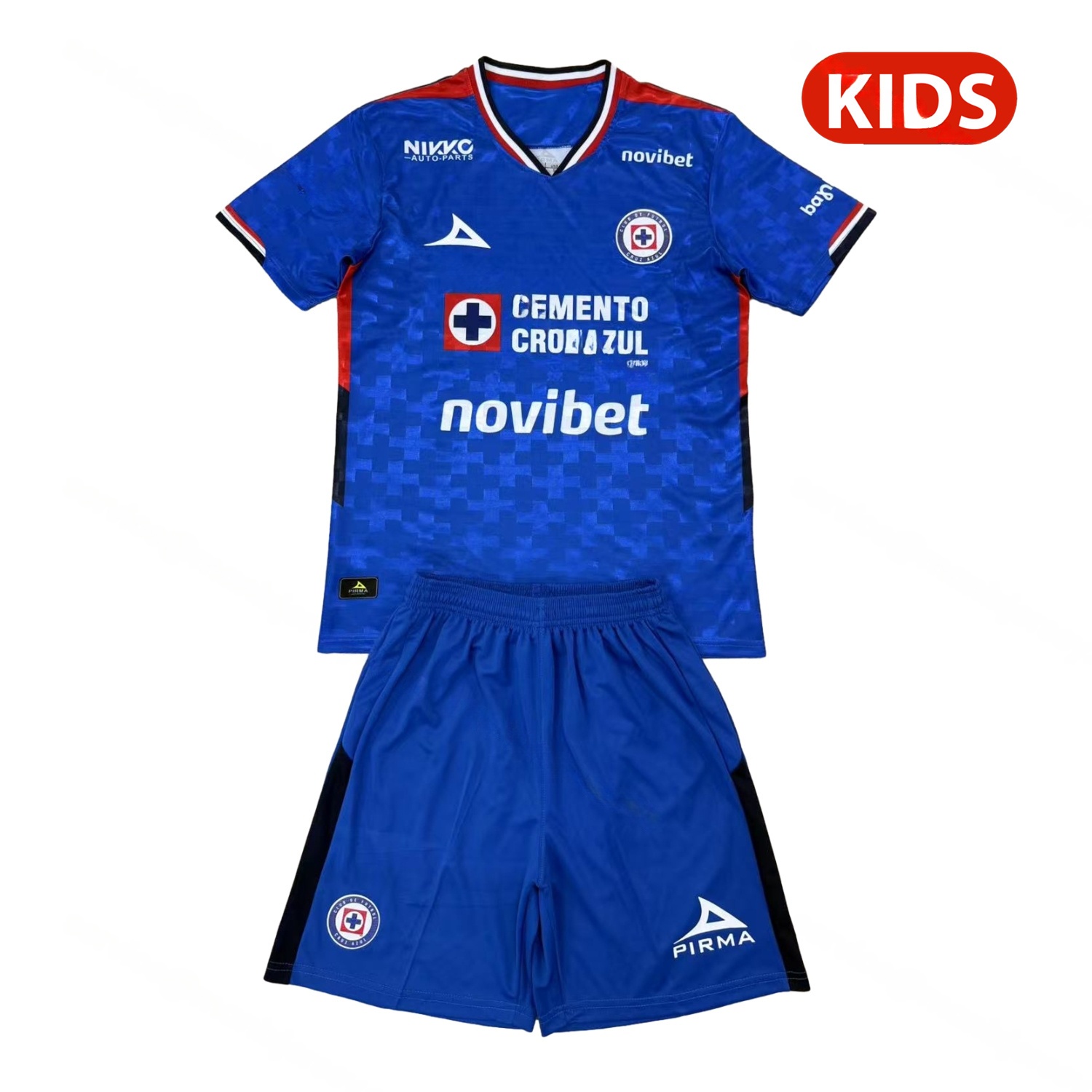 Cruz Azul 25-26 Home Blue Kids Kit - ManixJersey