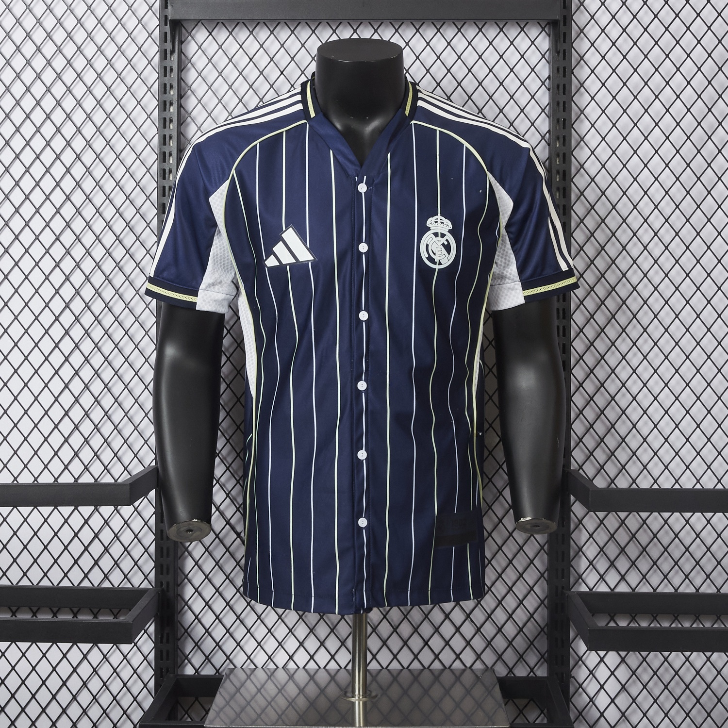 Real Madrid 25-26 Deep Blue Baseball Jersey - Player Version - ManixJersey