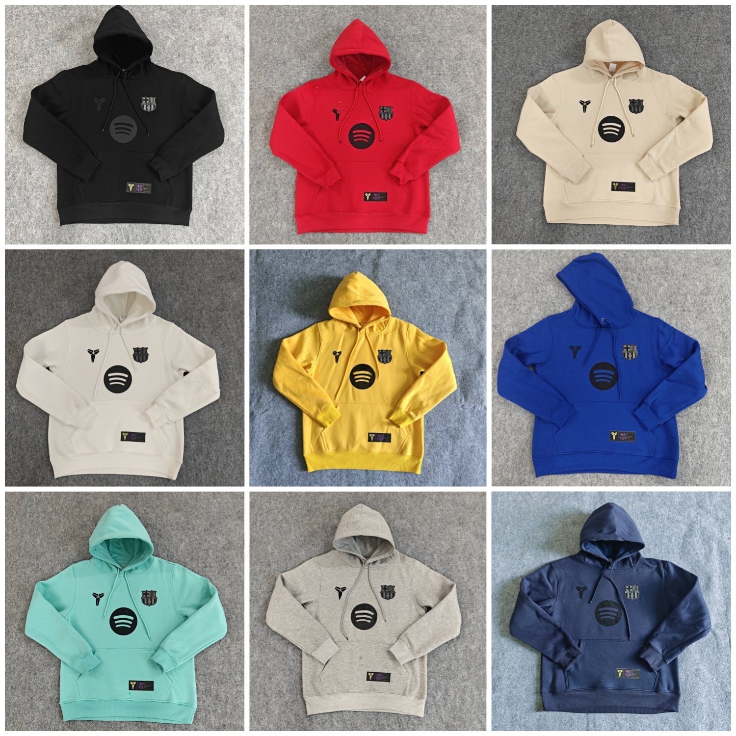 Barcelona 25-26 KB Logo Unisex Pullover Hoodie - ManixJersey