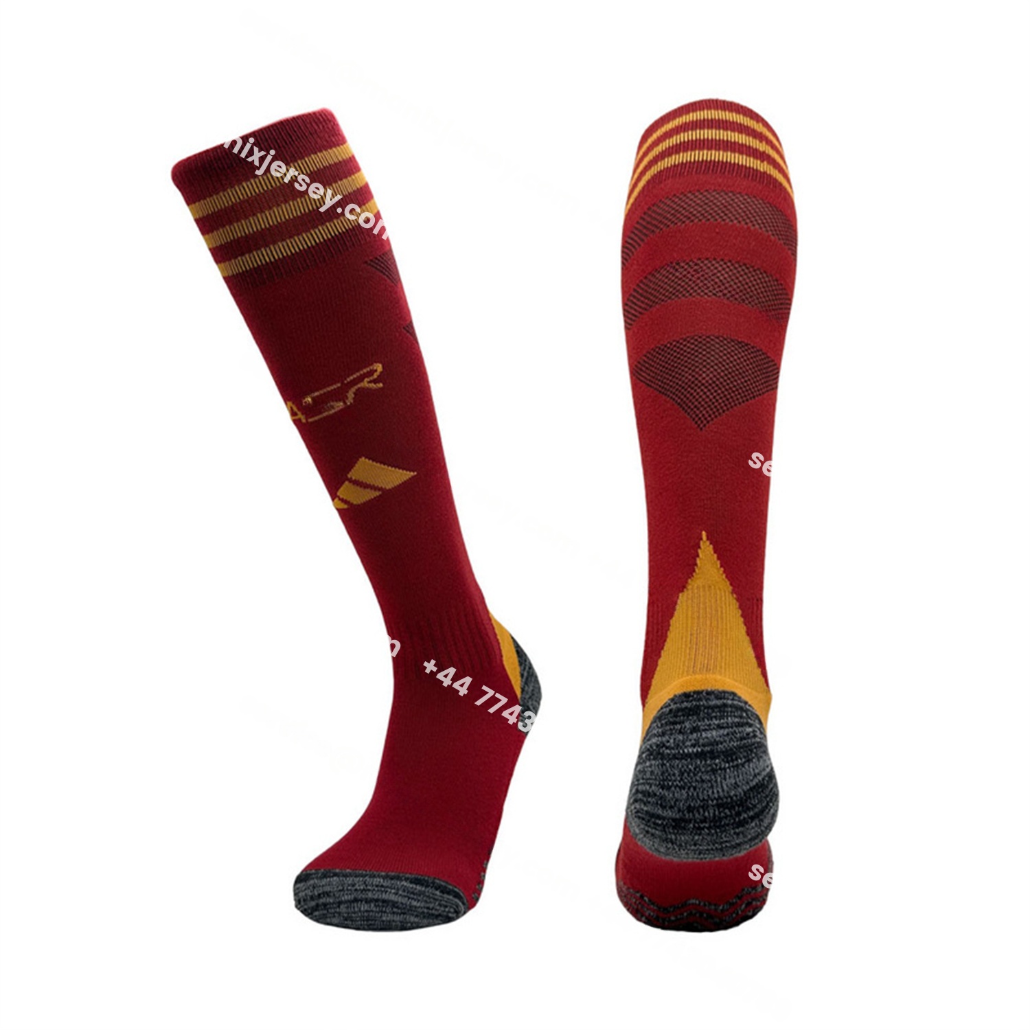 AS Roma 25-26 Home Socks - Red - ManixJersey