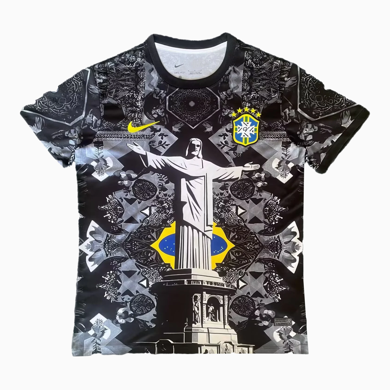 Brazil 25-26 Jesus Deep Grey Special Jersey - Fans Version - ManixJersey