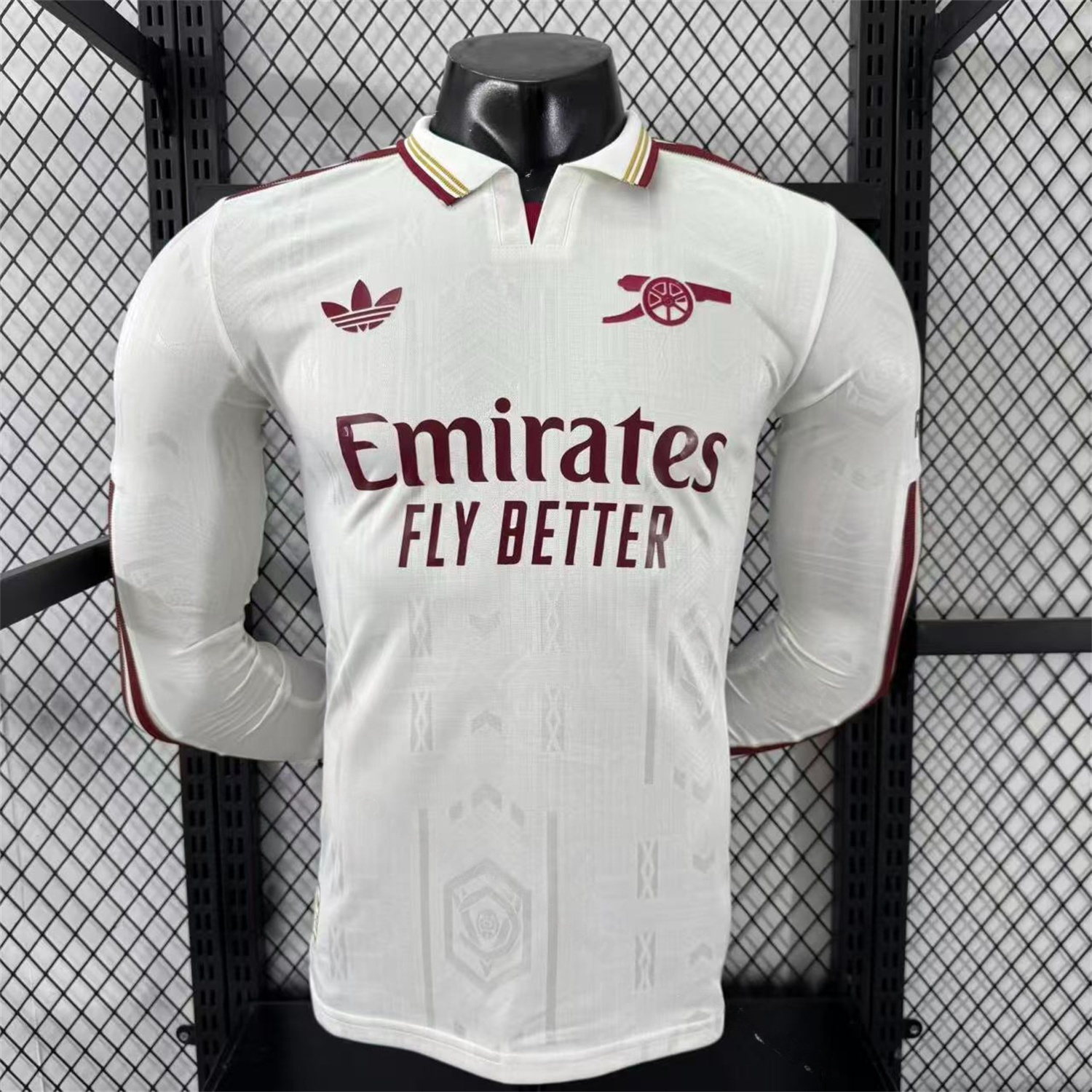 Arsenal 25-26 Third White Long Sleeves Jersey - Player Version - ManixJersey