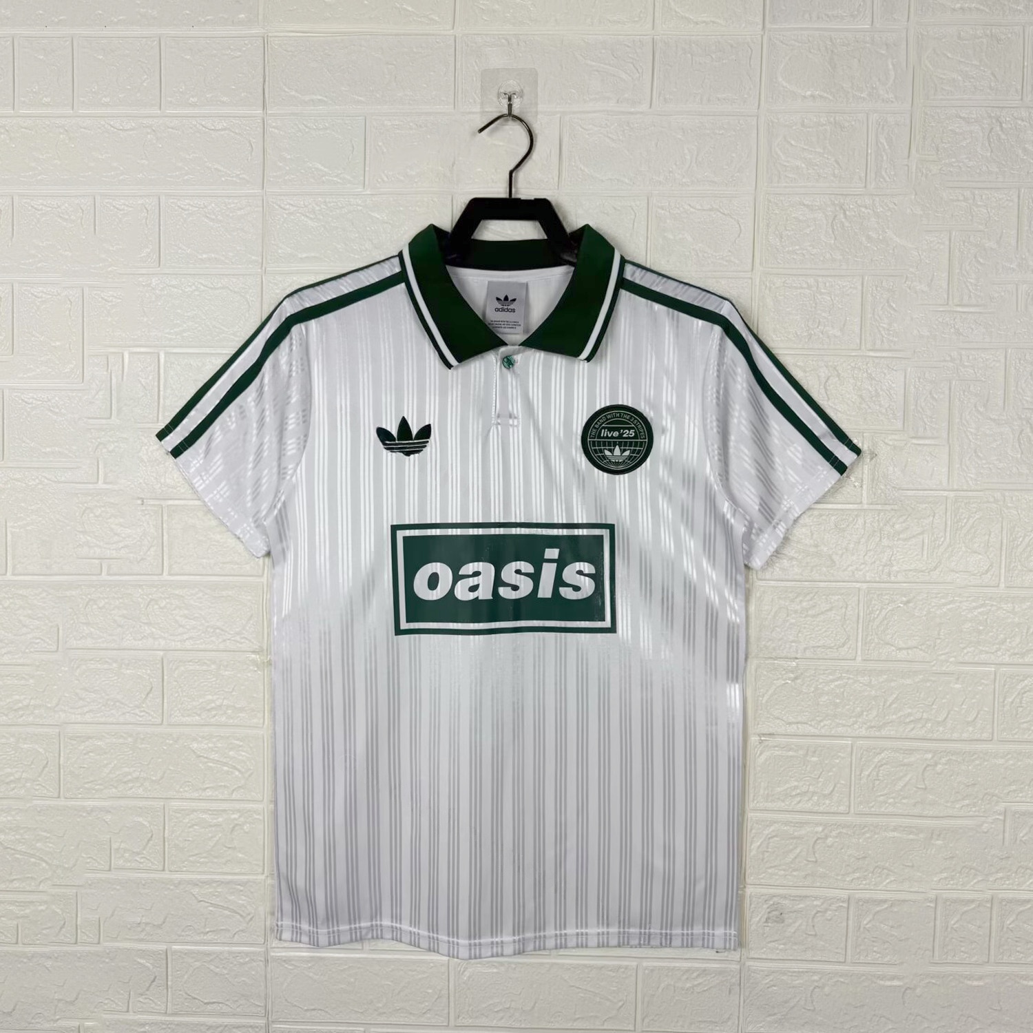 Bohemian 25-26 Oasis Originals Tour White Stripes Jersey - Fans Version - ManixJersey