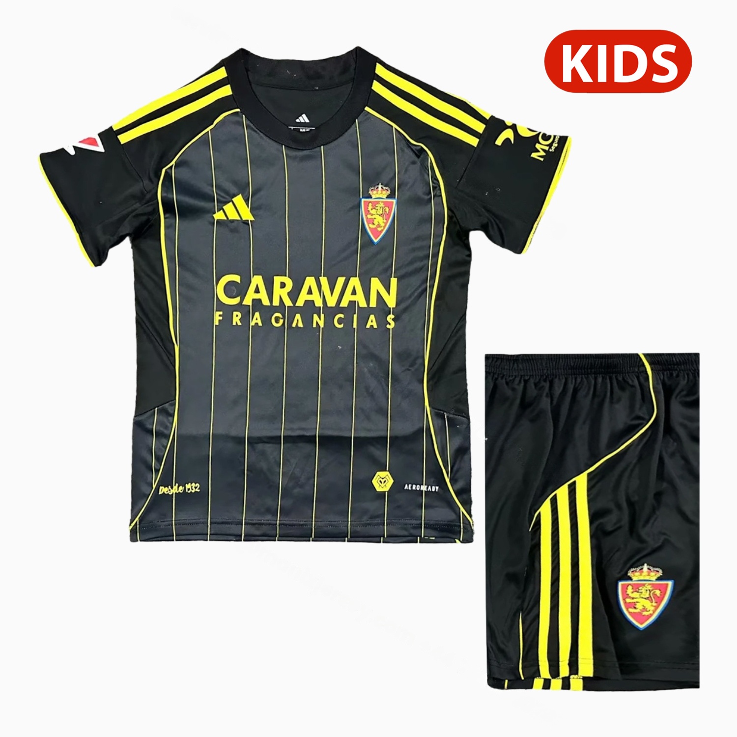 Real Zaragoza 25-26 Away Kids Kit - ManixJersey