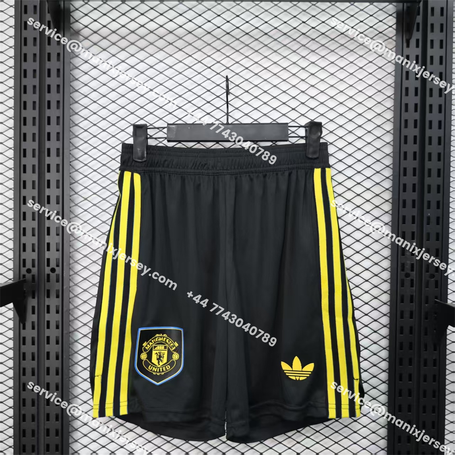 Manchester United 25-26 Third Black Shorts - Player Version - ManixJersey