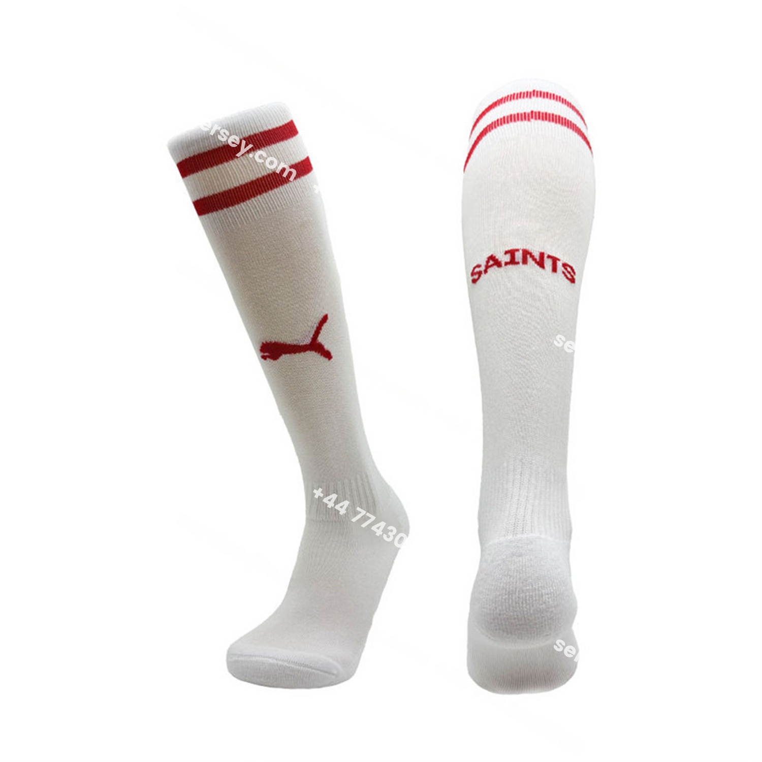 Southampton 25-26 Home Socks - White - ManixJersey