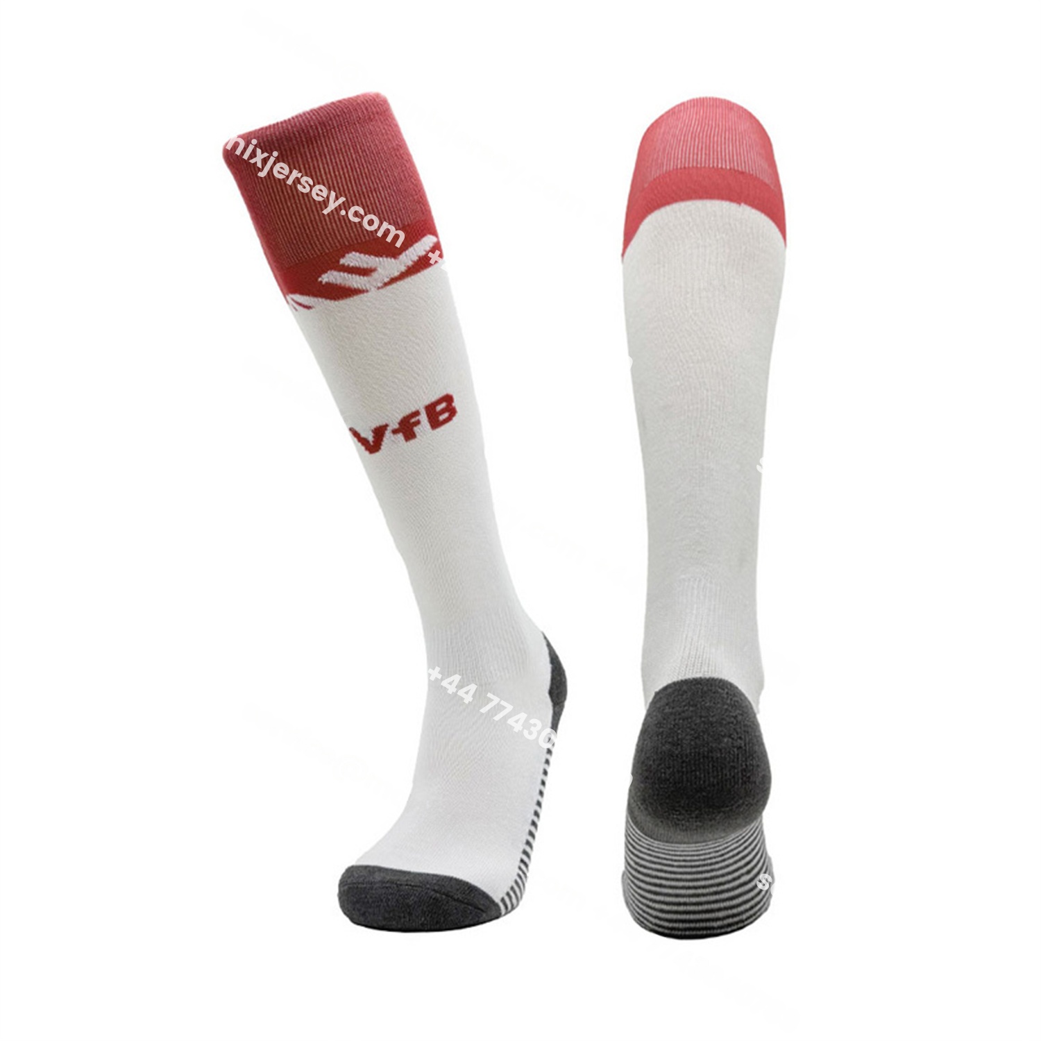 Stuttgart 25-26 Home Socks - White - ManixJersey