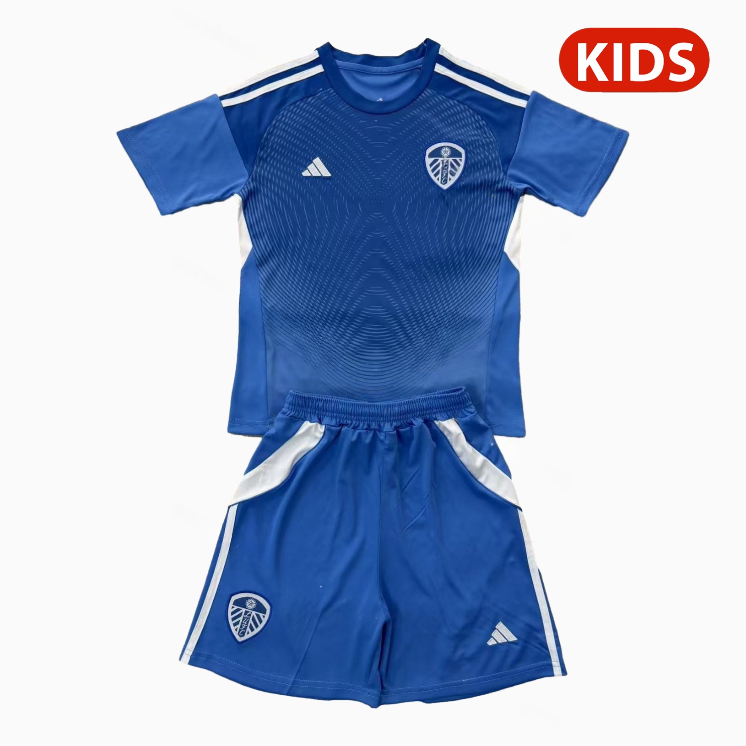 Leeds United 25-26 Blue Goalkeeper Kids Kit - ManixJersey
