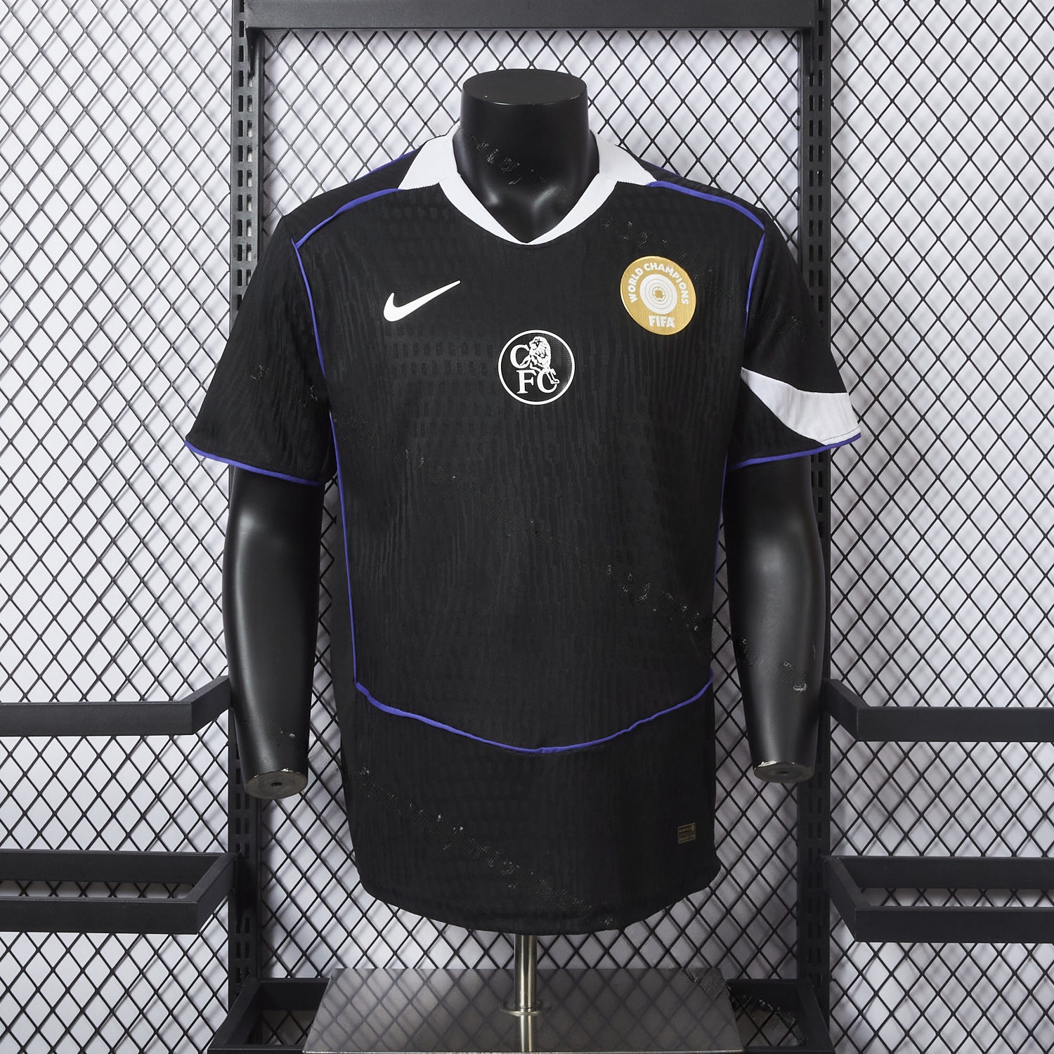 C.H.E.L.S.E.A 25-26 Third Unsponsored Black Jersey - Player Version - ManixJersey