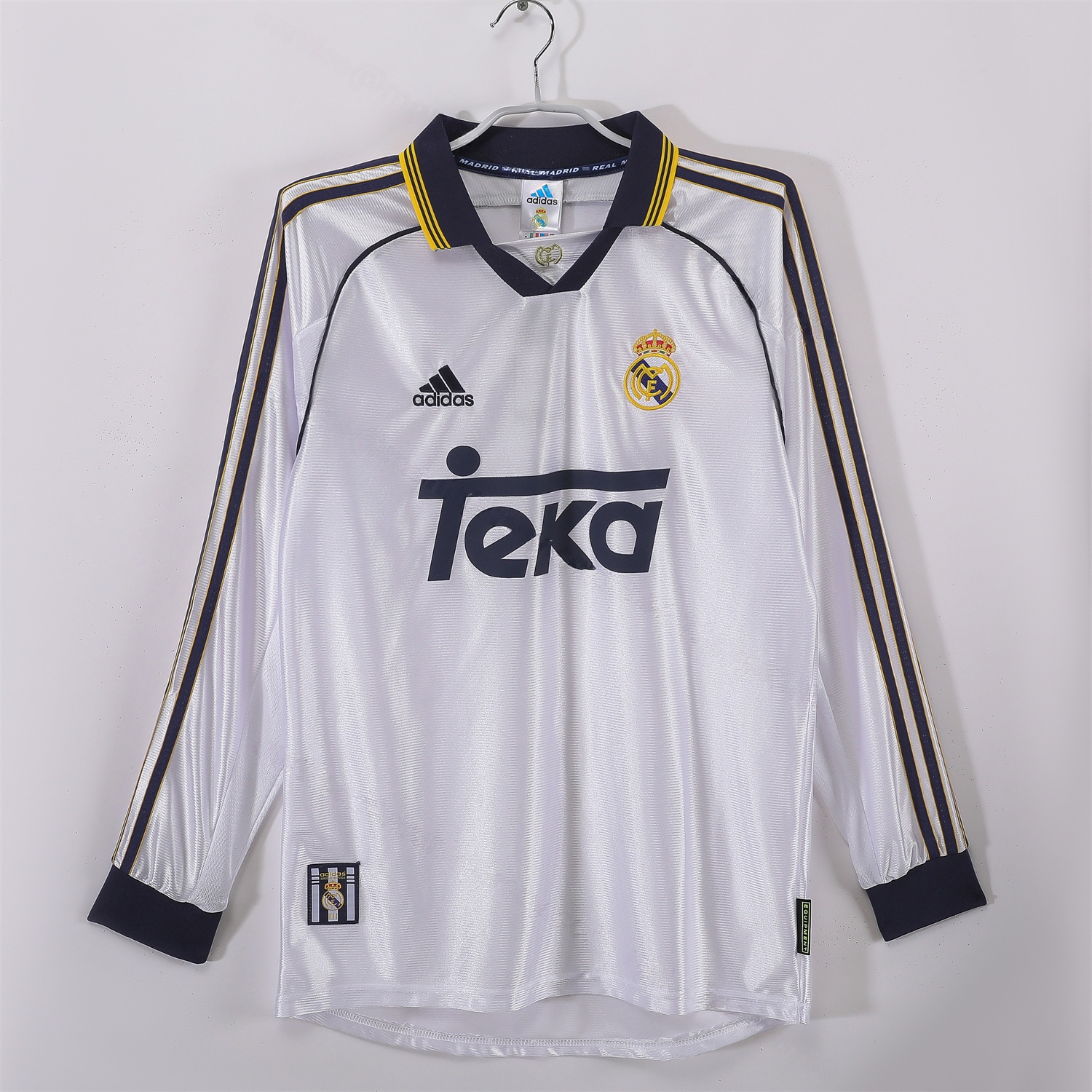 Retro Real Madrid 1998-00 Home Long Sleeves Jersey - ManixJersey