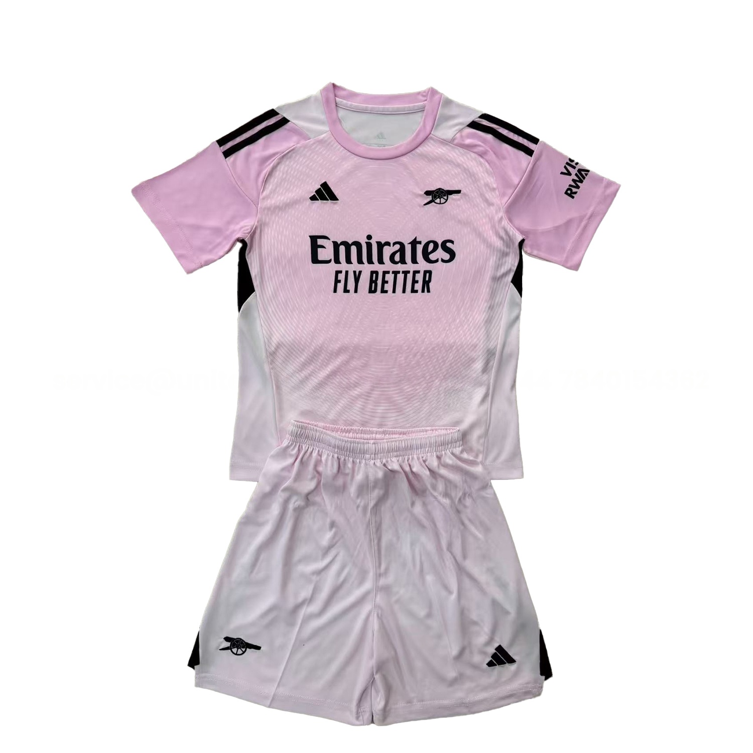 Arsenal 25-26 Light Pink Home Men's Adult Jersey Set - Fans Version - ManixJersey