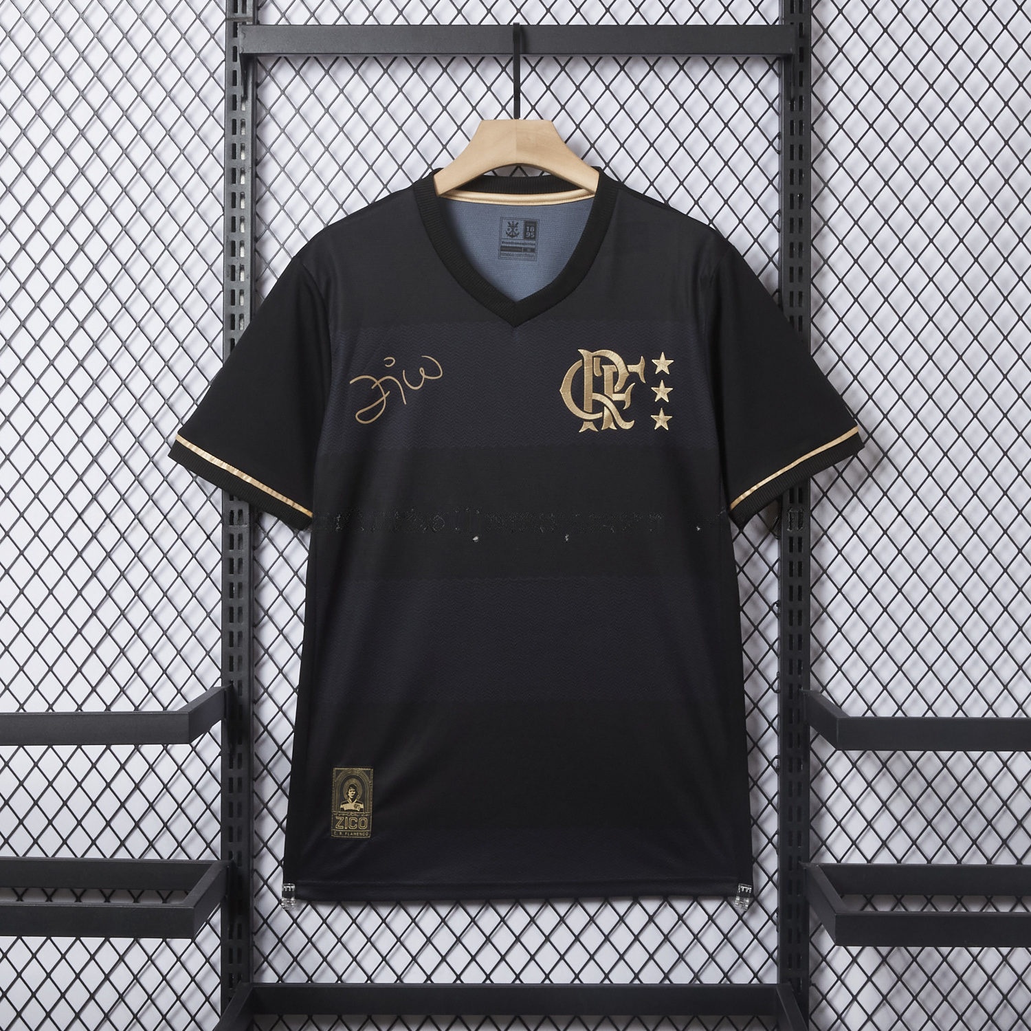 Flamengo 25-26 ZICO Commemorative Black Jersey - Fans Version - ManixJersey