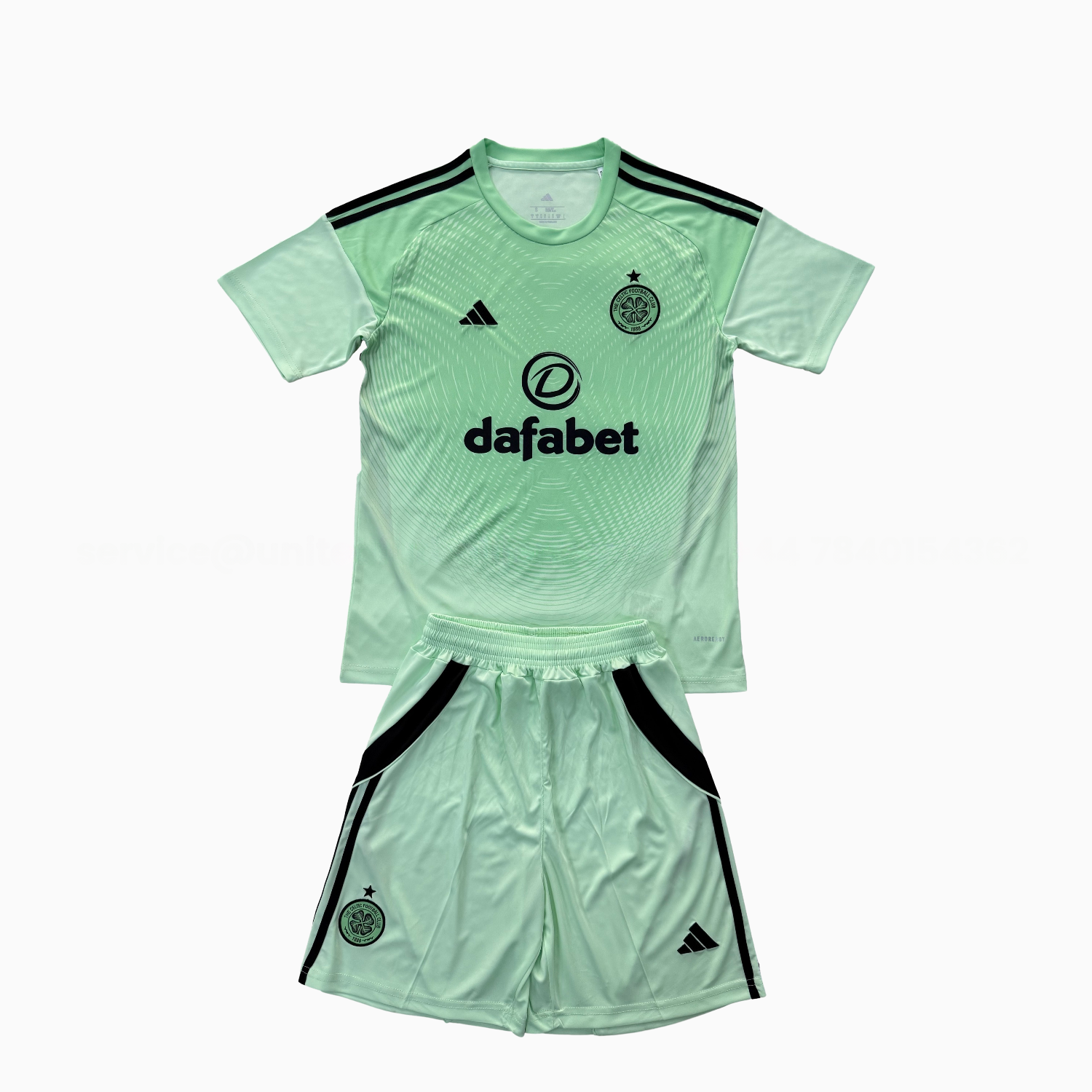 Celtic 25-26 Green Goalkeeper Men's Adult Jersey Set - Fans Version - ManixJersey
