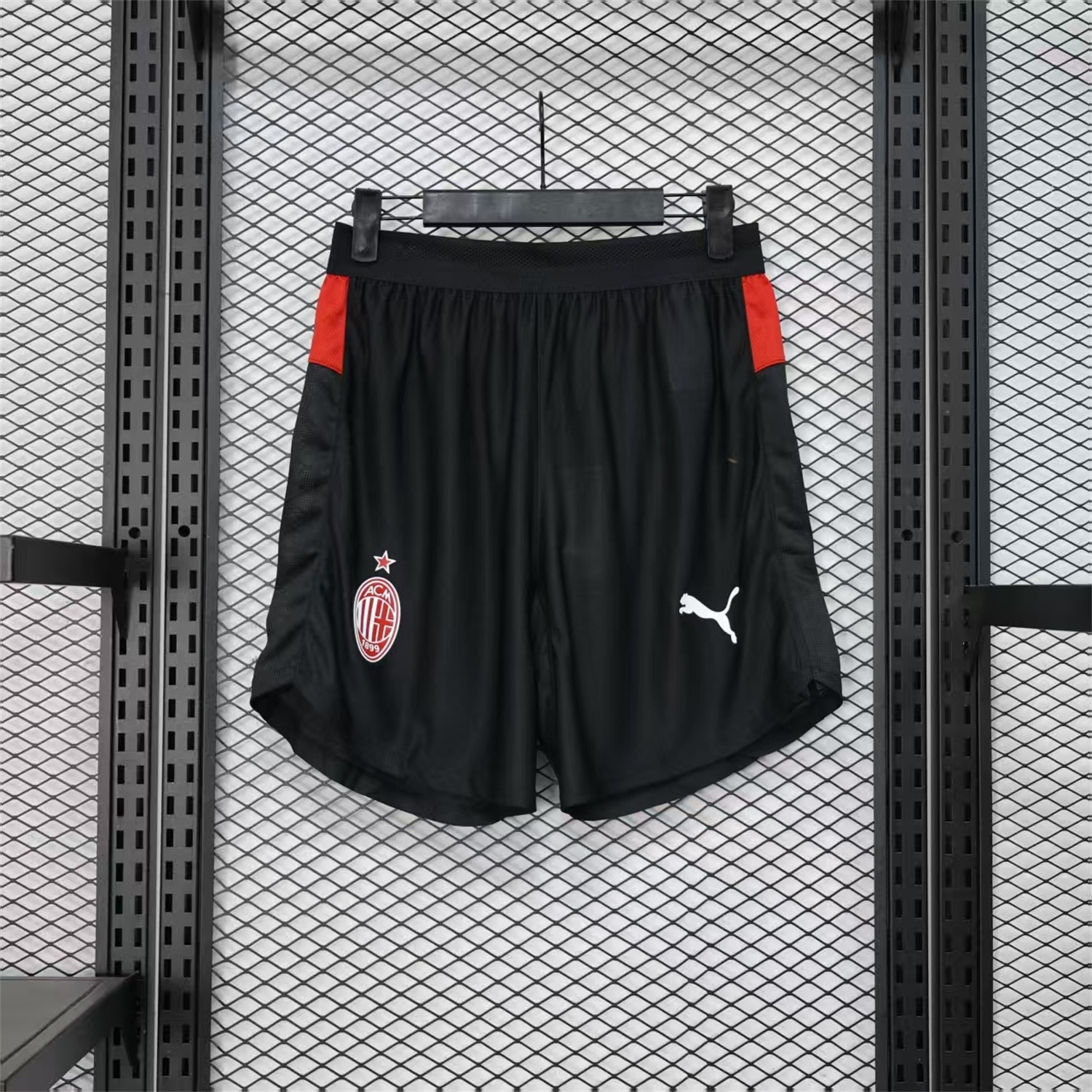 AC Milan 25-26 Home Black Shorts - Player Version - ManixJersey