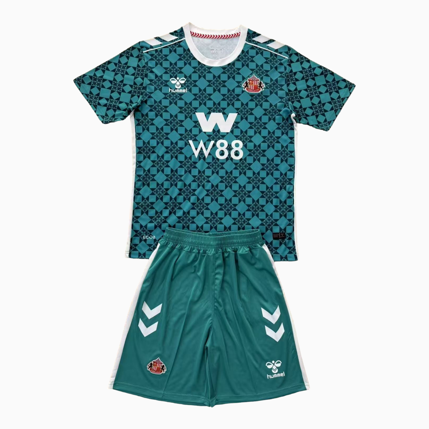 Sunderland 25-26 Green Goalkeeper Men's Adult Jersey Set - Fans Version - ManixJersey