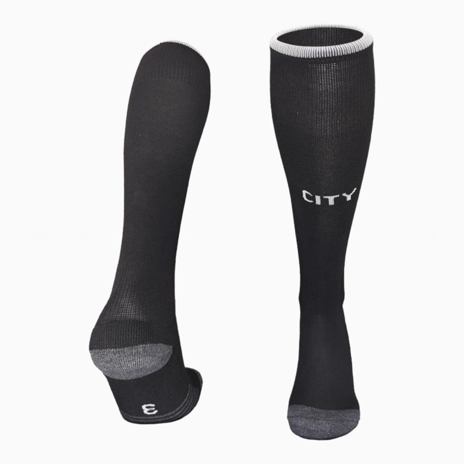 Manchester City 25-26 Away Socks - Black - ManixJersey