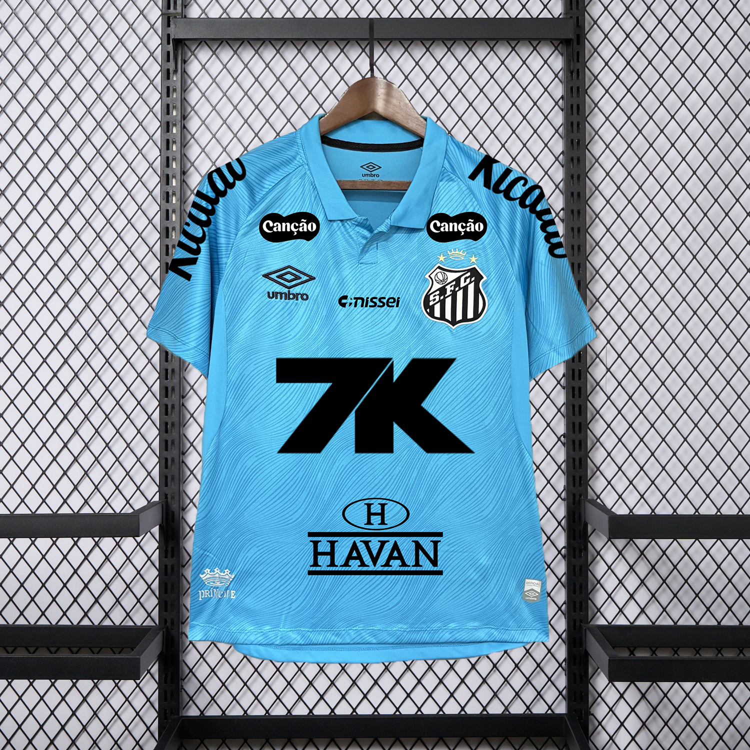 Santos 25-26 Third Blue Jersey - Fans Version - ManixJersey