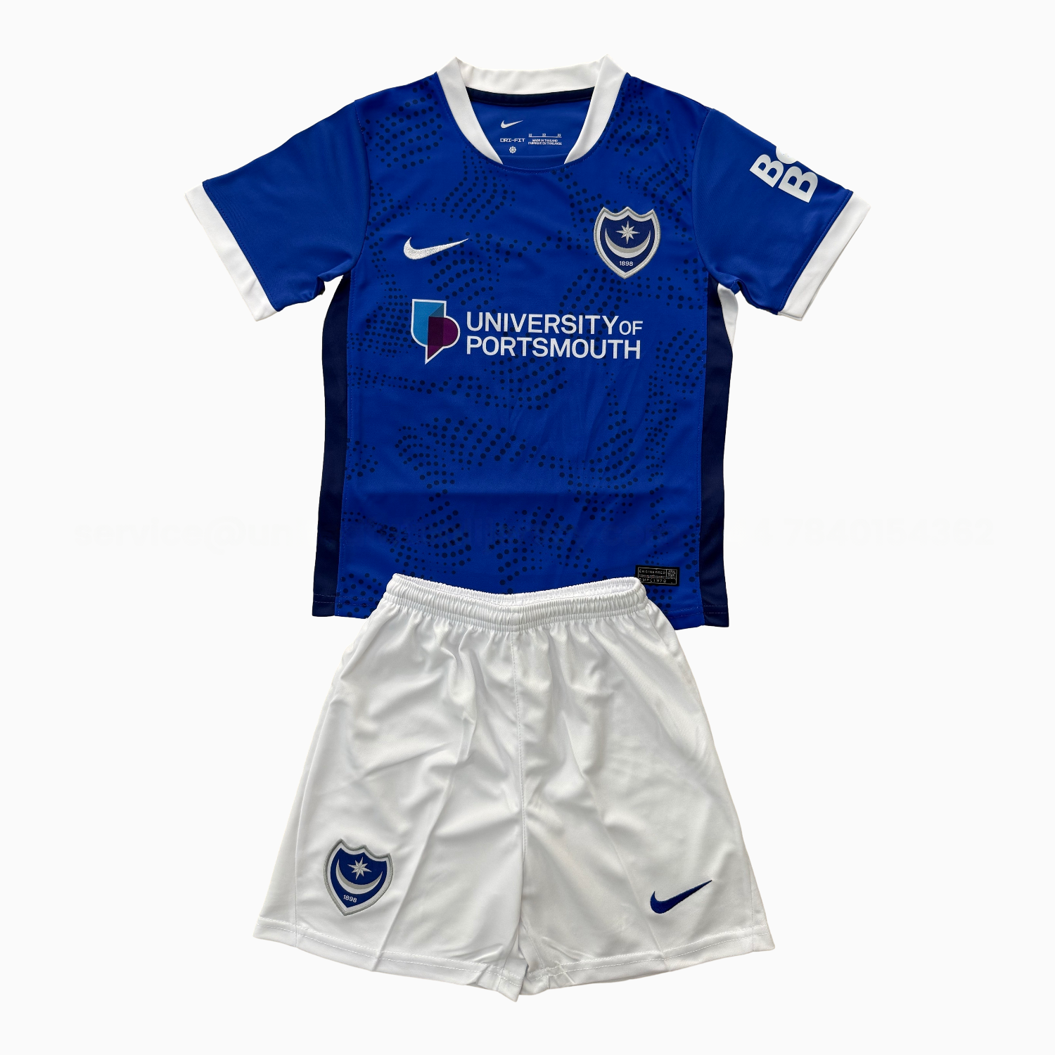 Portsmouth 25-26 Home Men's Adult Jersey Set - Fans Version - ManixJersey