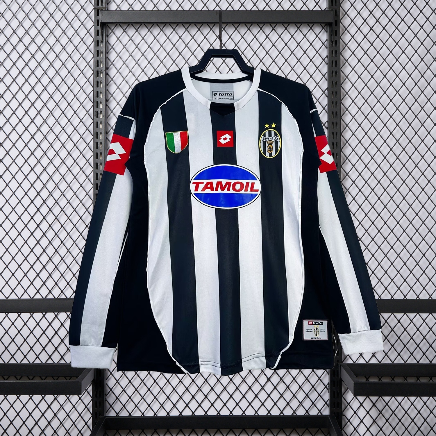 Retro Juventus 2002-03 European Home Long Sleeves Jersey - ManixJersey