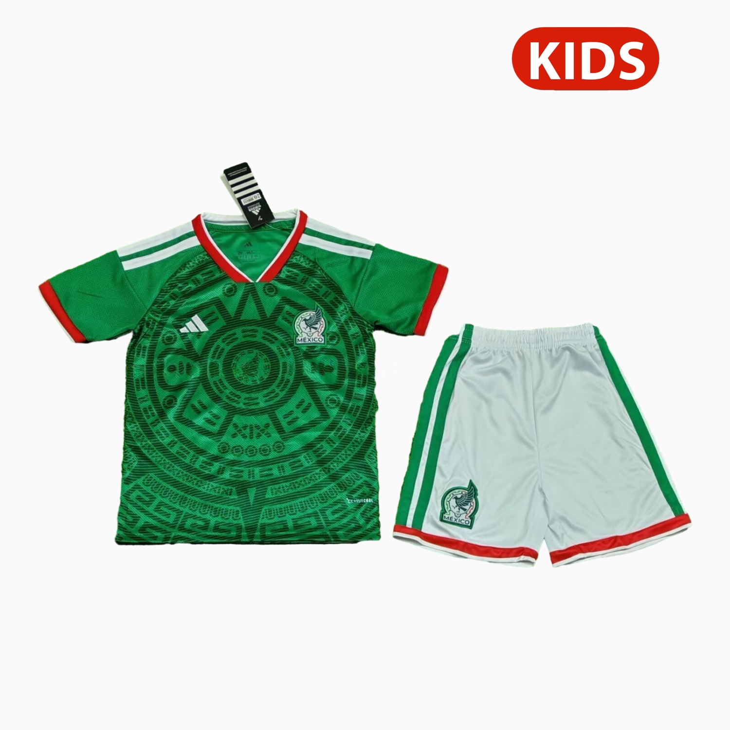 Mexico 25-26 Home (Informal-release Version) Kids Kit - ManixJersey