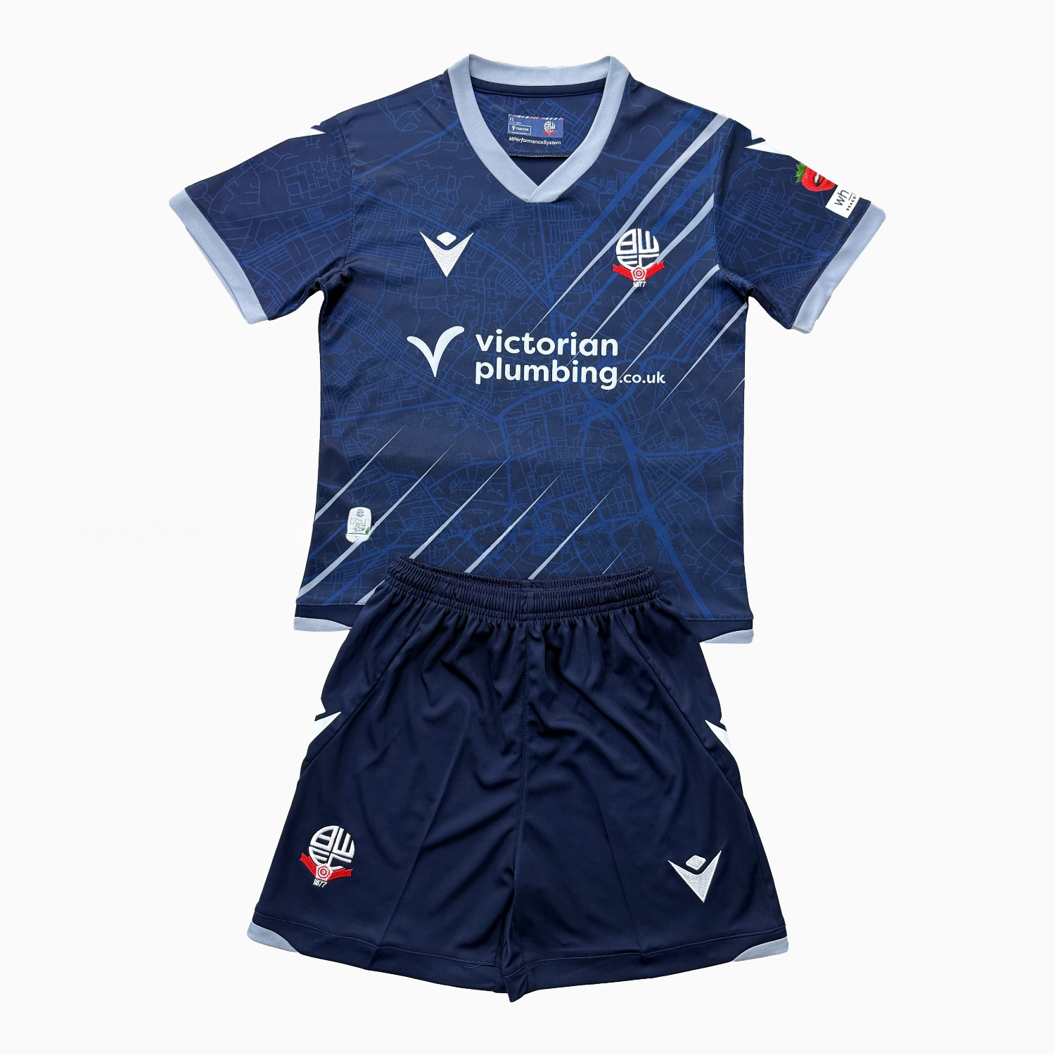 Bolton Wanderers 25-26 Away Men's Adult Jersey Set - Fans Version - ManixJersey